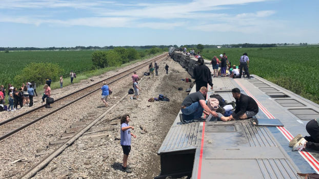 Amtrak train hits truck, derails in Missouri; injuries and fatalities reported