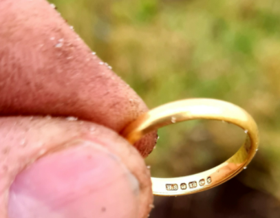 Wedding band lost in potato patch recovered after 50 years