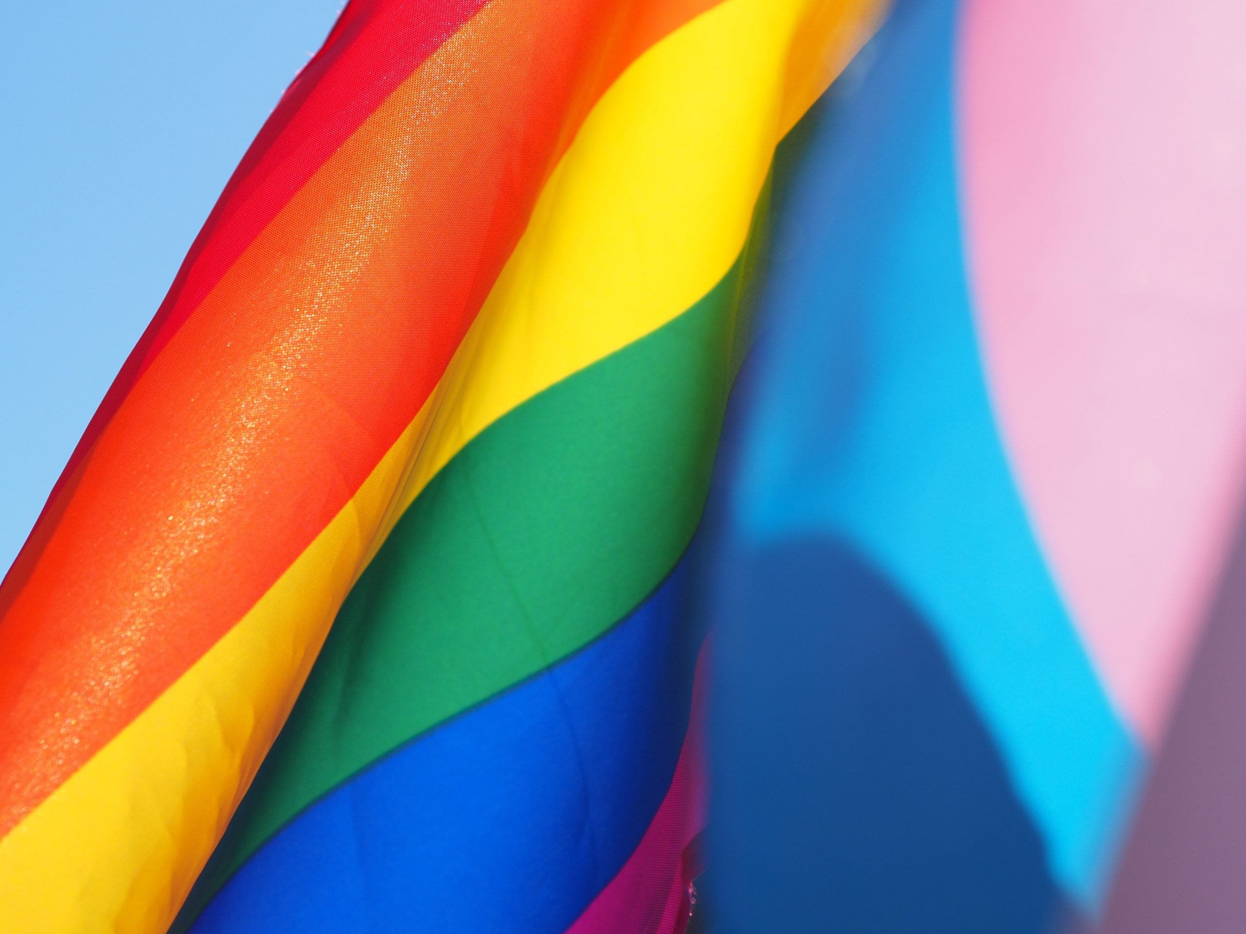 Chasten Buttigieg leading kids from Pride Camp in pledge to rainbow flag went viral this week