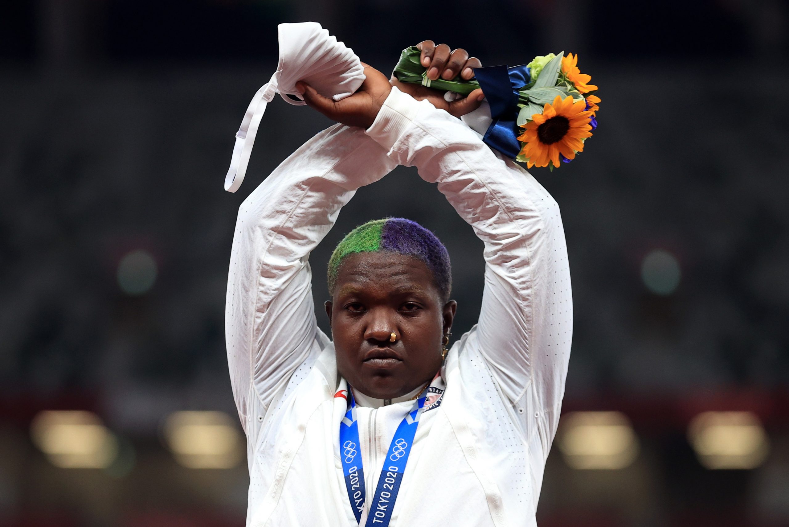 IOC Looking Into Podium Gesture From U.S. Olympic Medalist