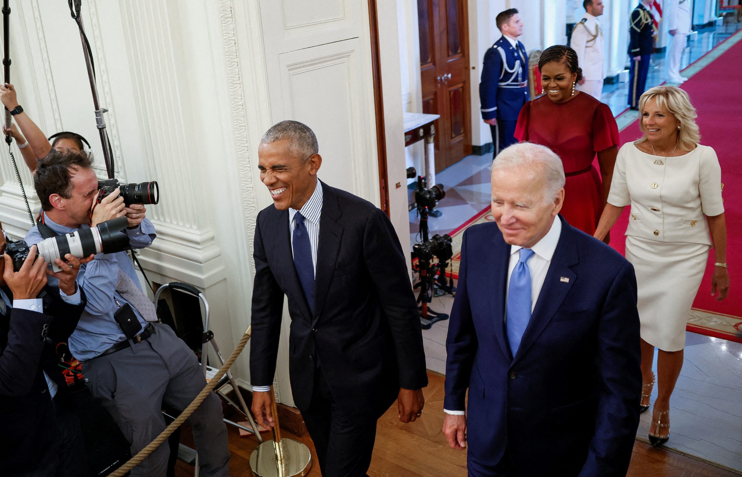 Biden, Obama stumping in PA before midterms