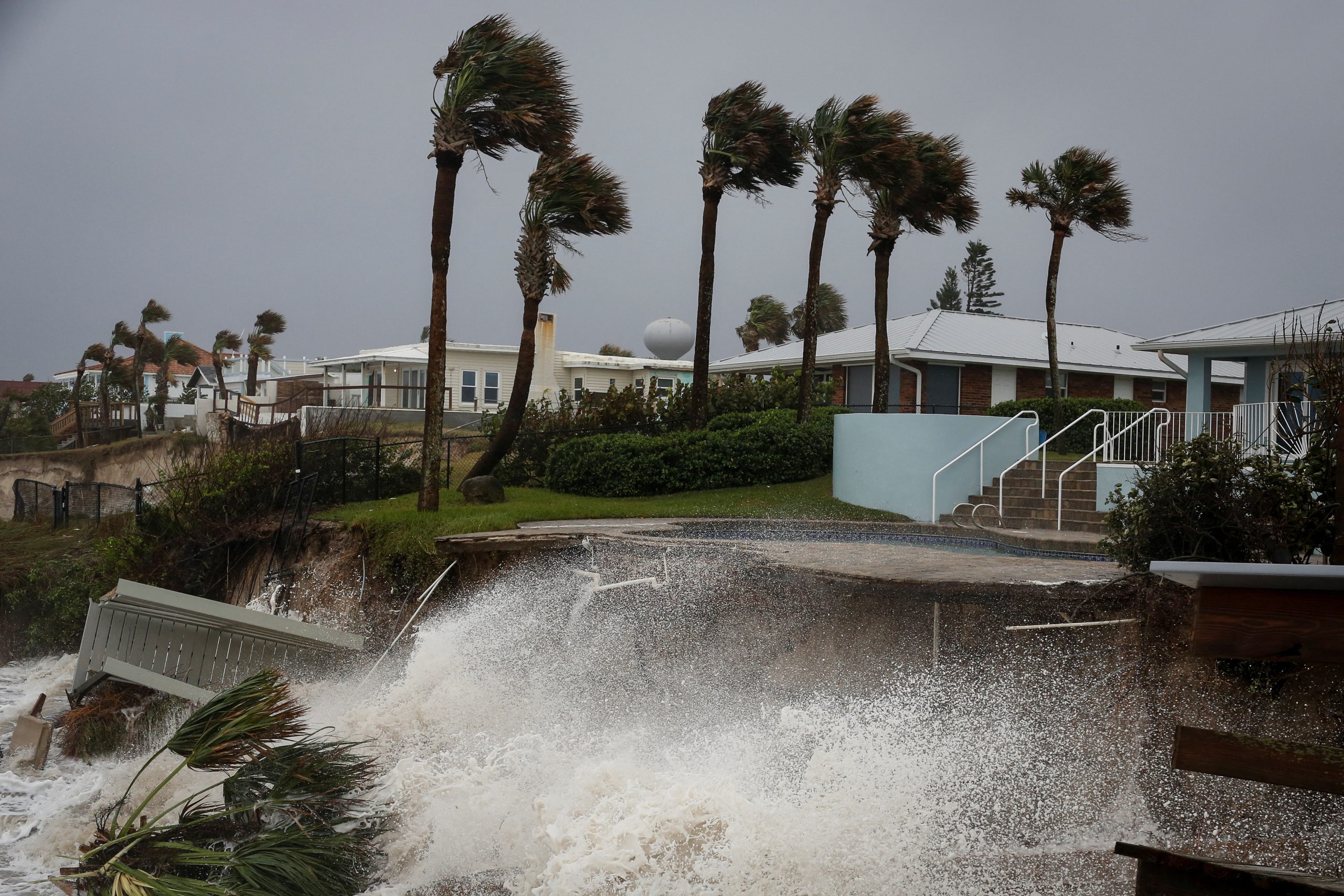 Hurricane Nicole weakens to tropical storm after making landfall in Florida