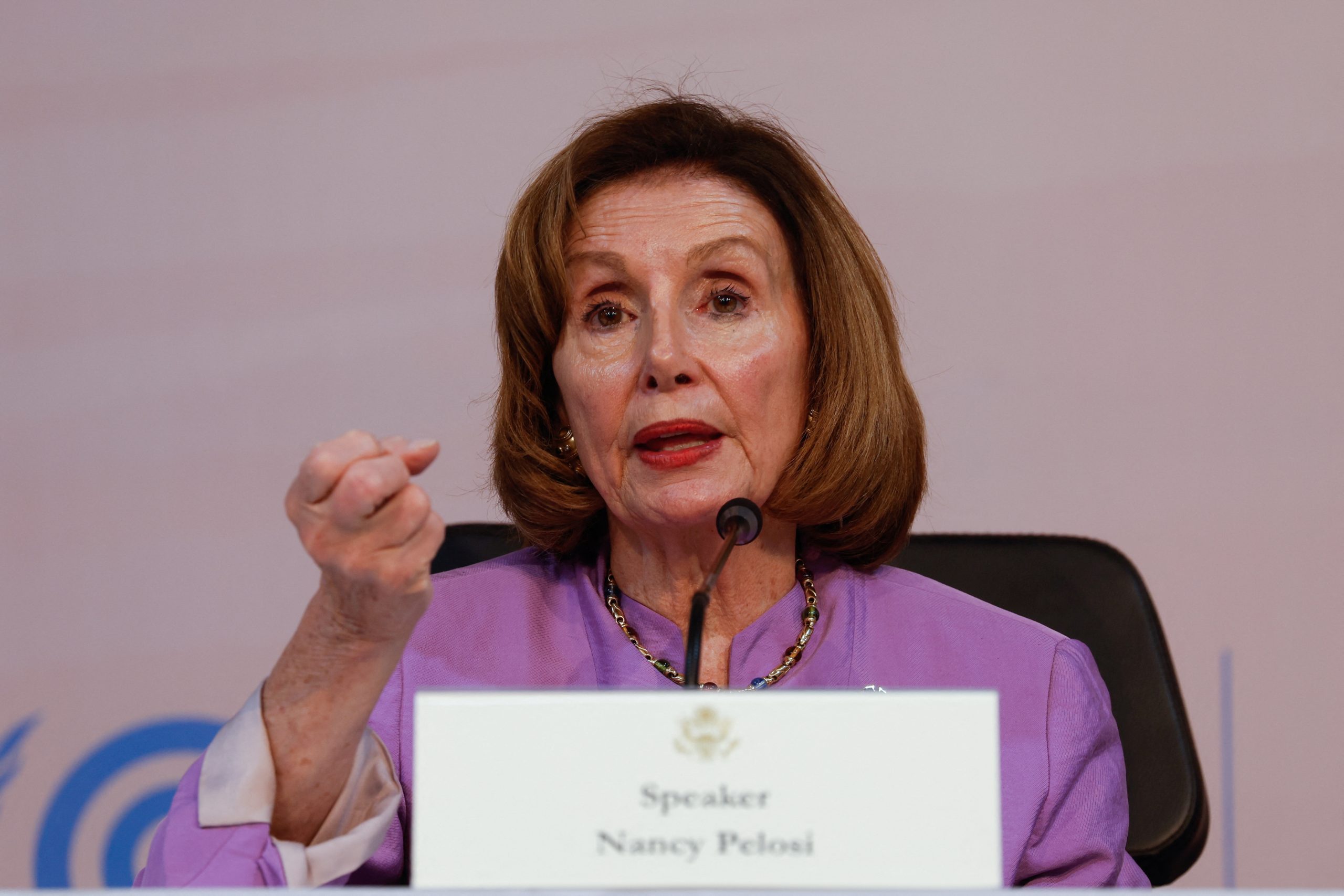 Speaker Pelosi declines to answer question about future role in Democratic party