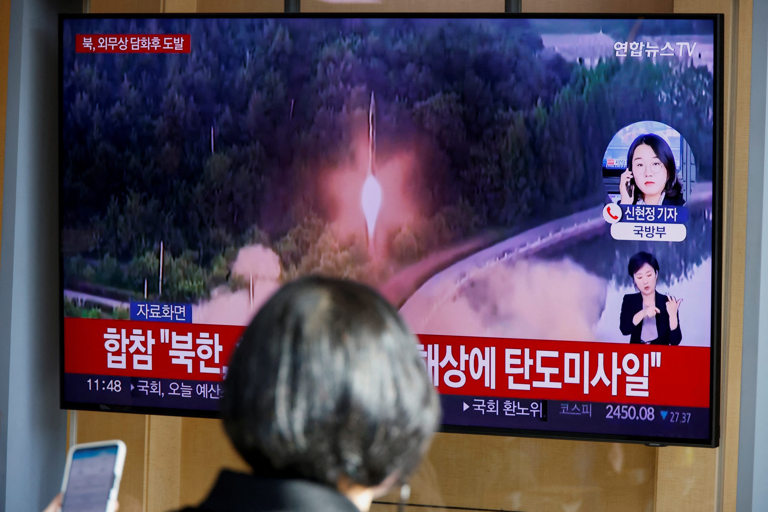 North Korea fires another ballistic missile, this time landing dangerously close to Japan.