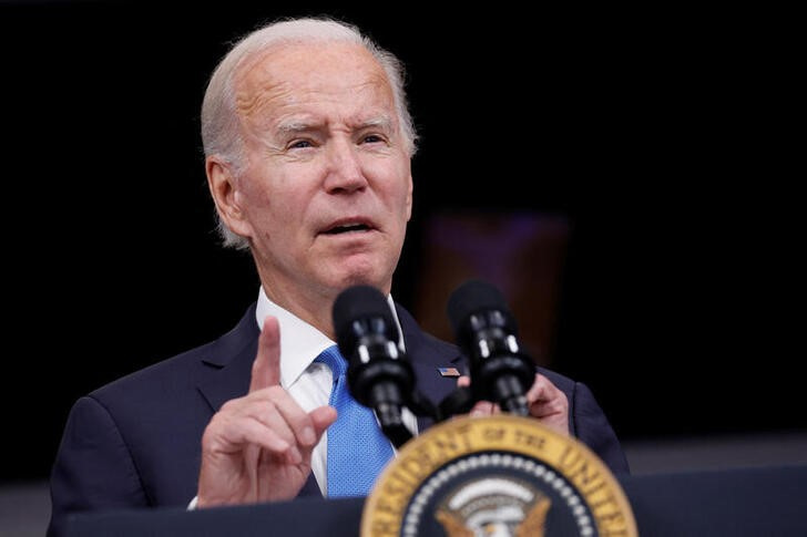 Joe Biden attacks GOP at Democrat rally in a campaign-style speech