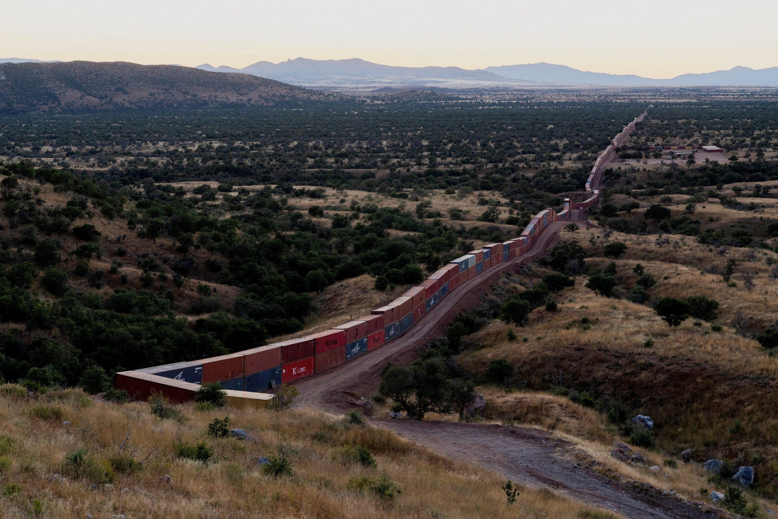 Biden administration sues Arizona over makeshift border wall