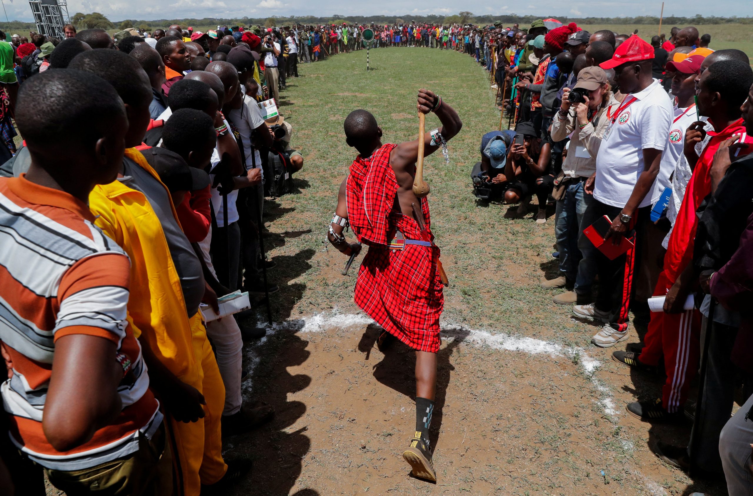 Kenya’s Maasai warriors gather to celebrate “Maasai Olympics,” a rite of passage