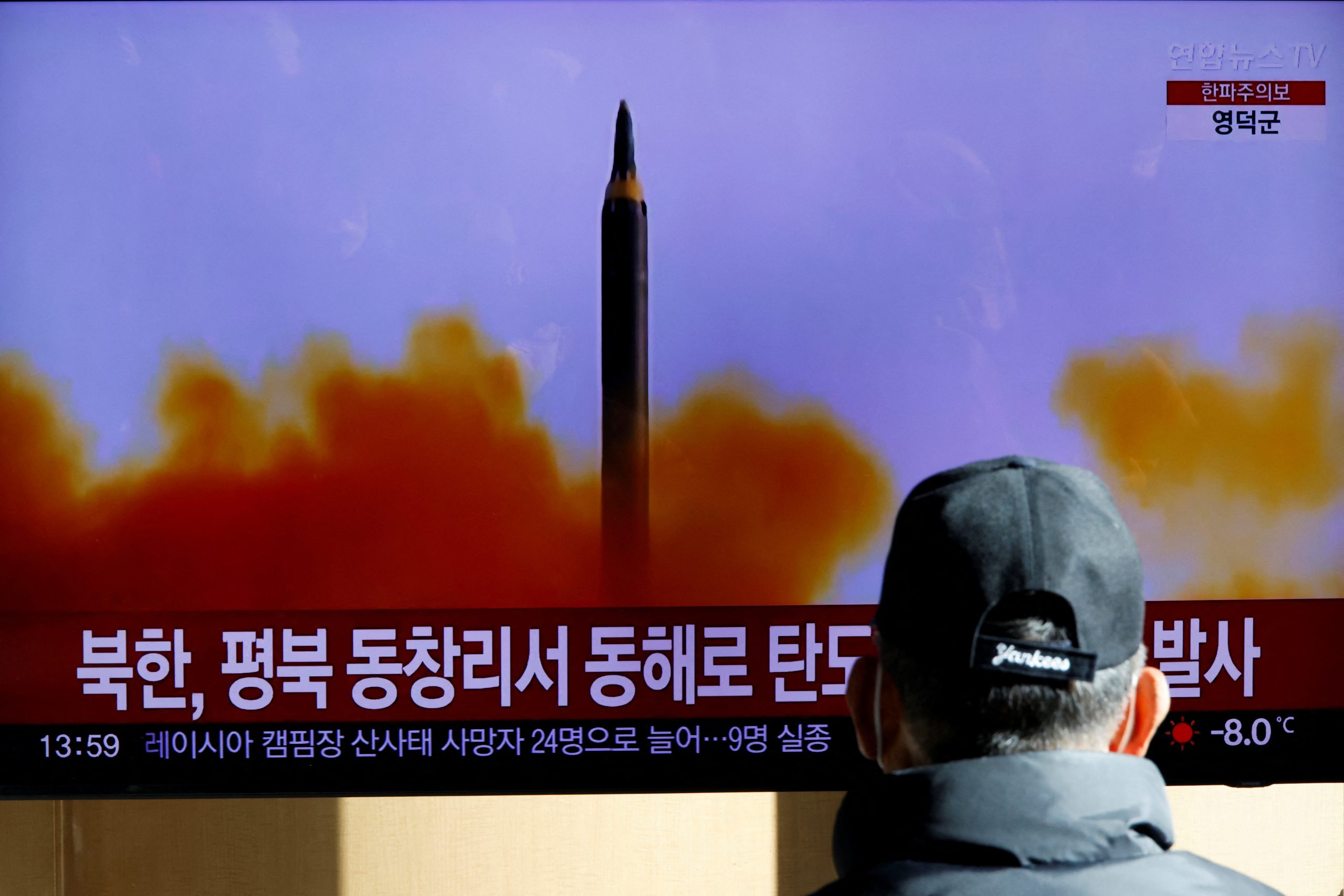 North Korea fires two ballistic missiles, escalating tensions, says South Korea