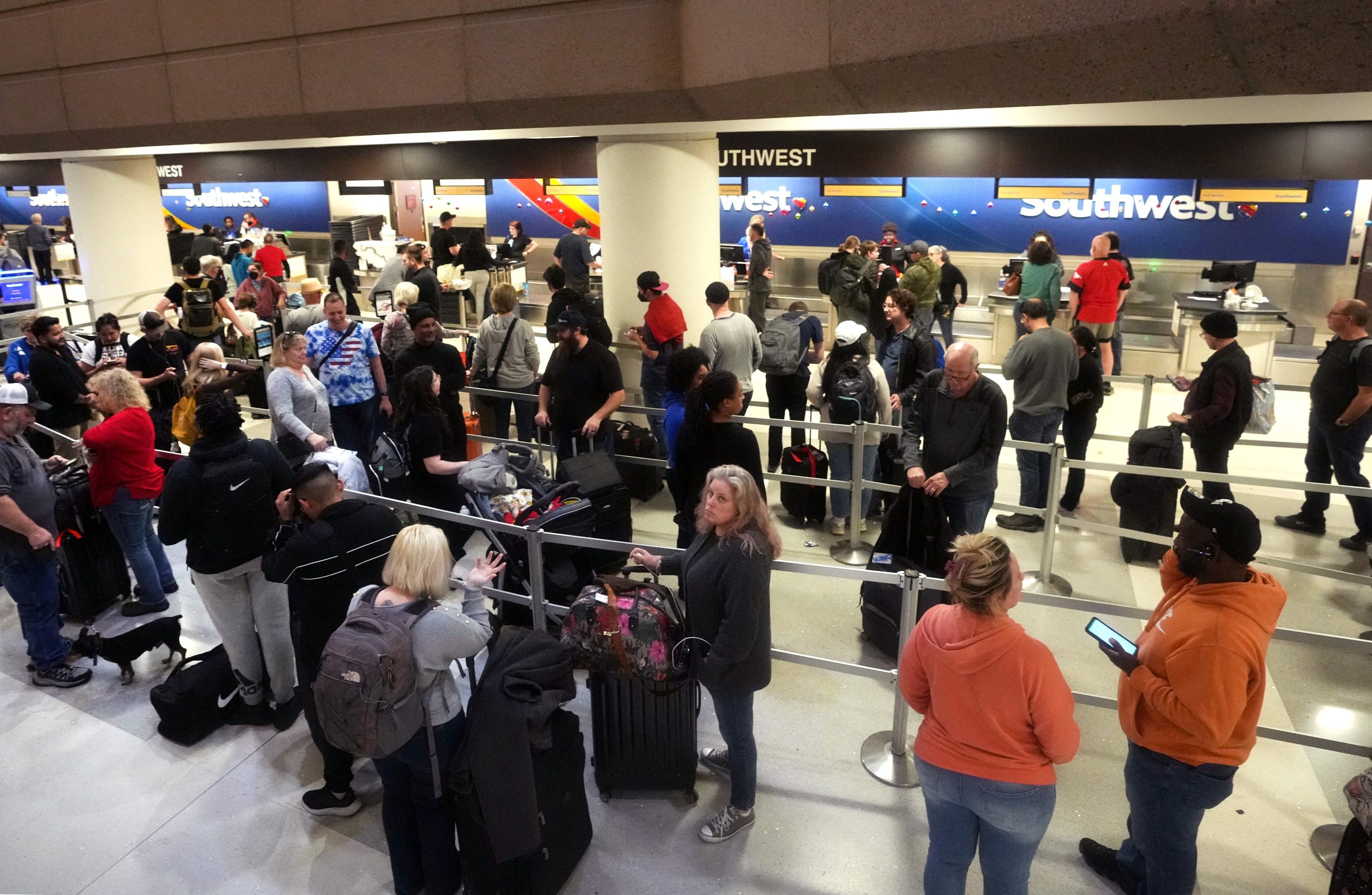 Southwest cancels thousands more flights as weather stays bitter