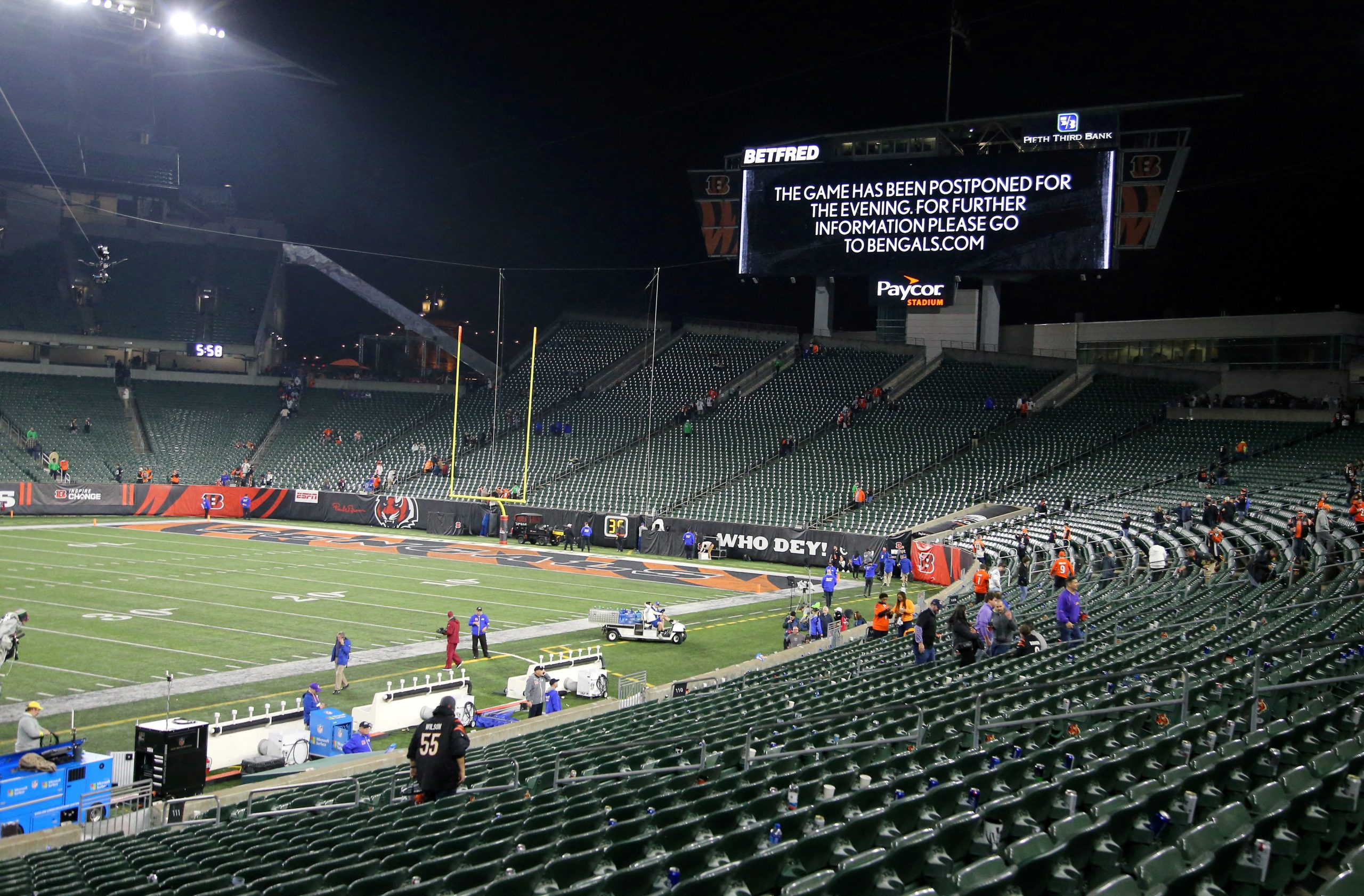 NFL: Bills, Bengals will not resume game this week; Hamlin in critical condition