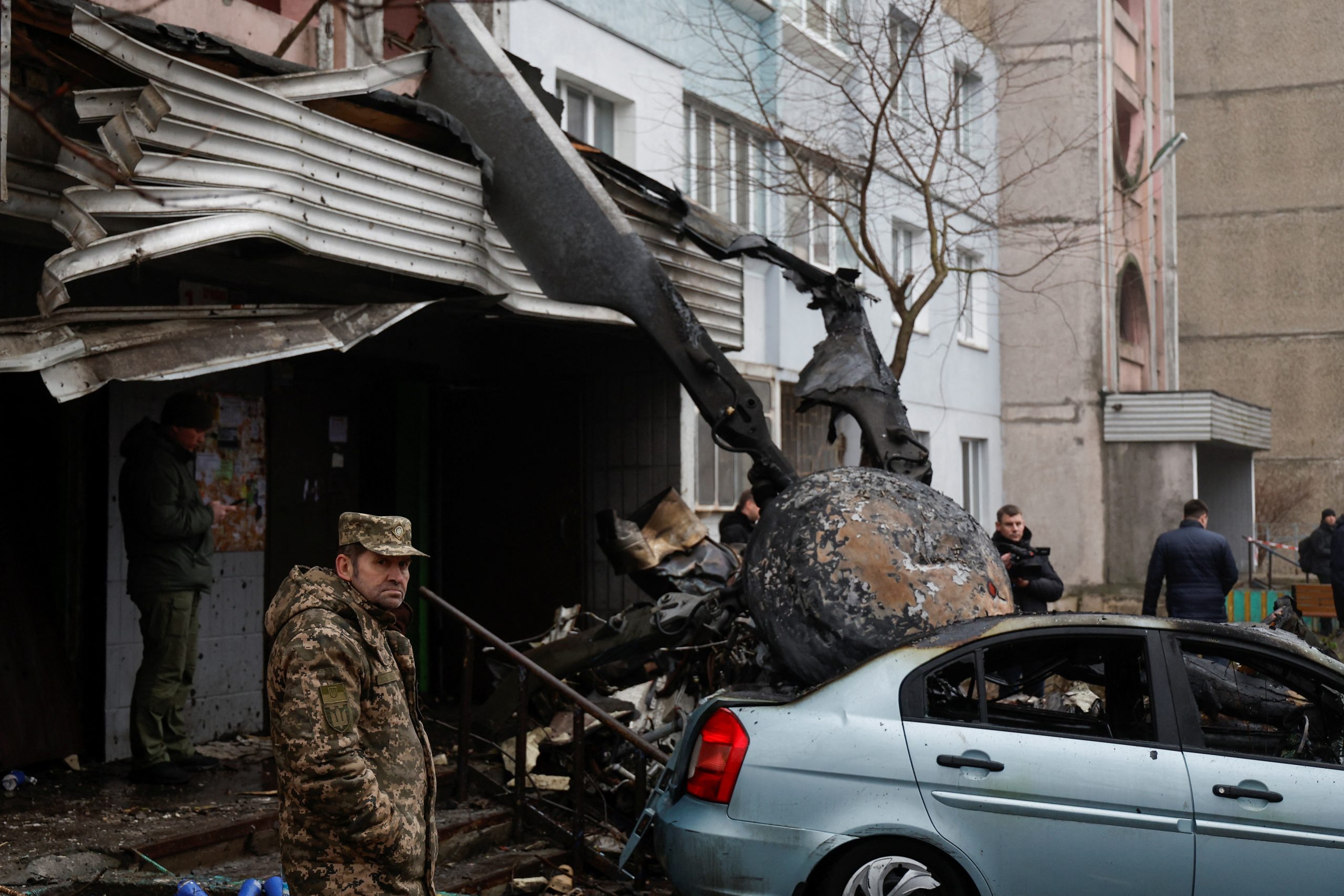 Ukraine update: Three top Ukrainian officials among 18 killed in Kyiv helicopter crash