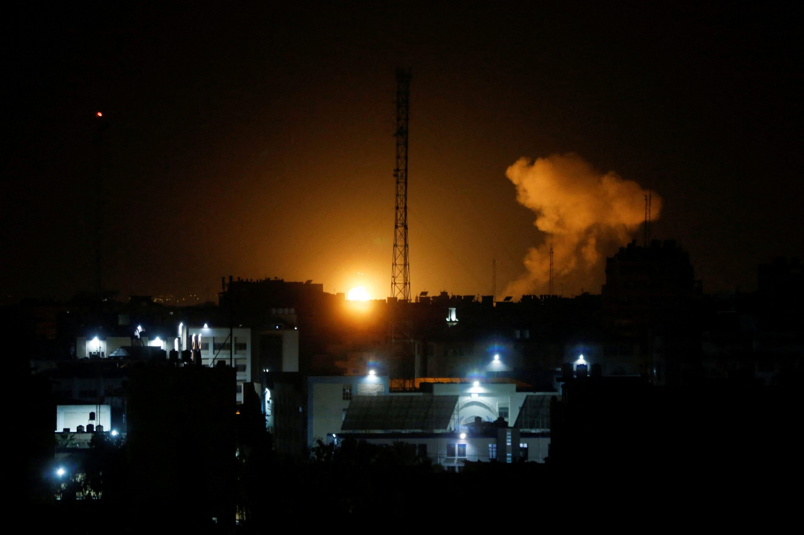 Israel hits Gaza after Palestinian terrorist organization fires multiple rockets into country