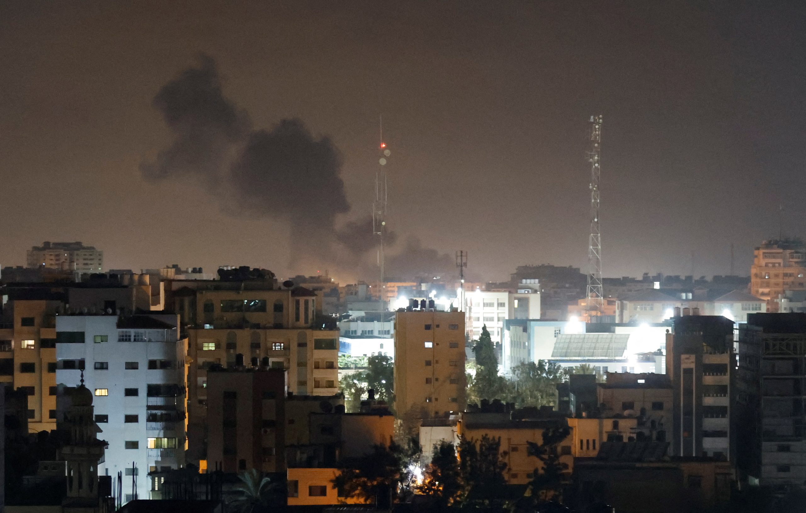 Palestinians fire rockets, Israel hits Gaza days after U.S. call for calm