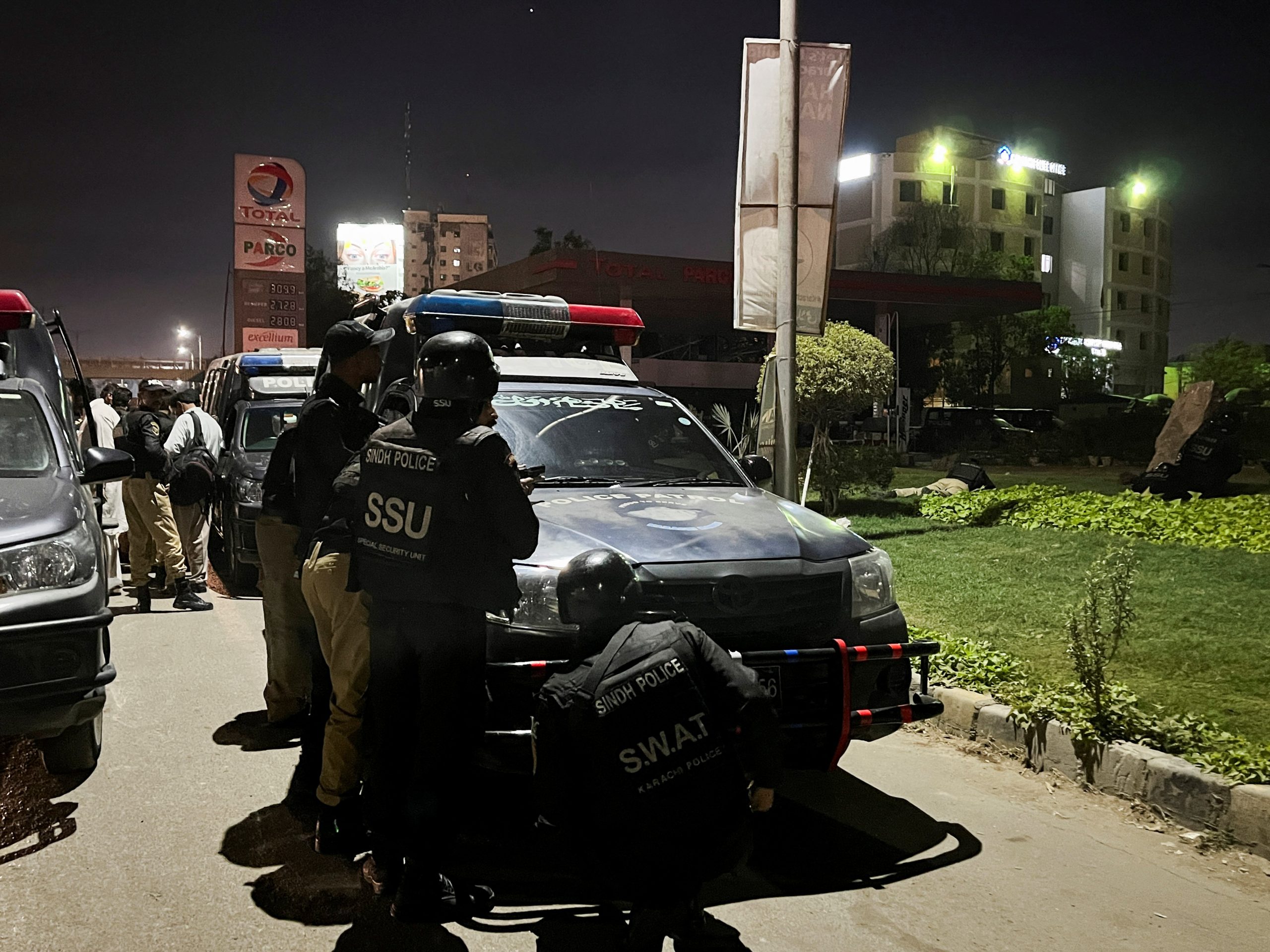 Explosions heard as armed men storm police station in Pakistan