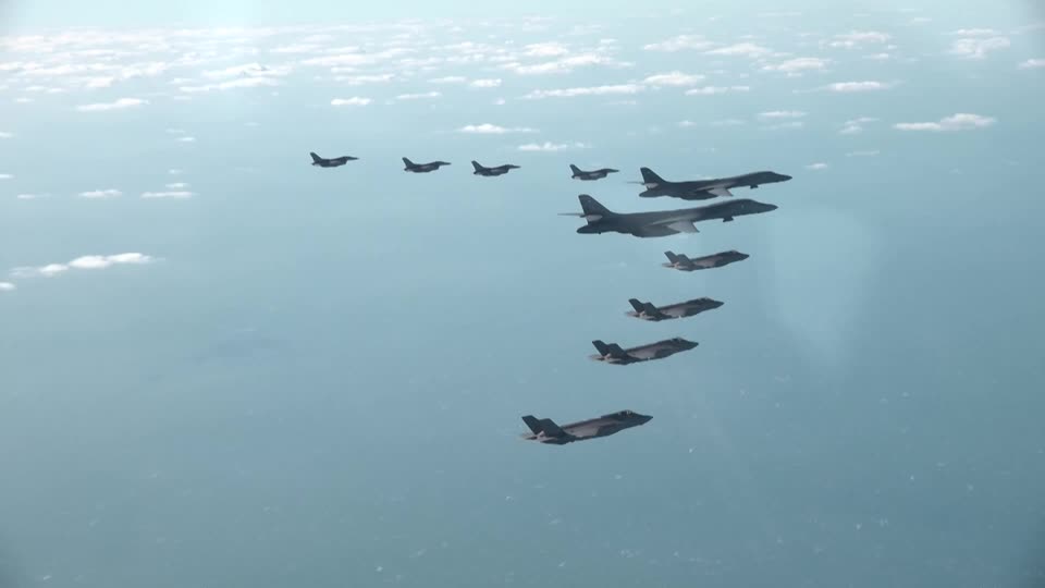 U.S. stages joint air exercises with Asian allies after North Korea’s ICBM launch