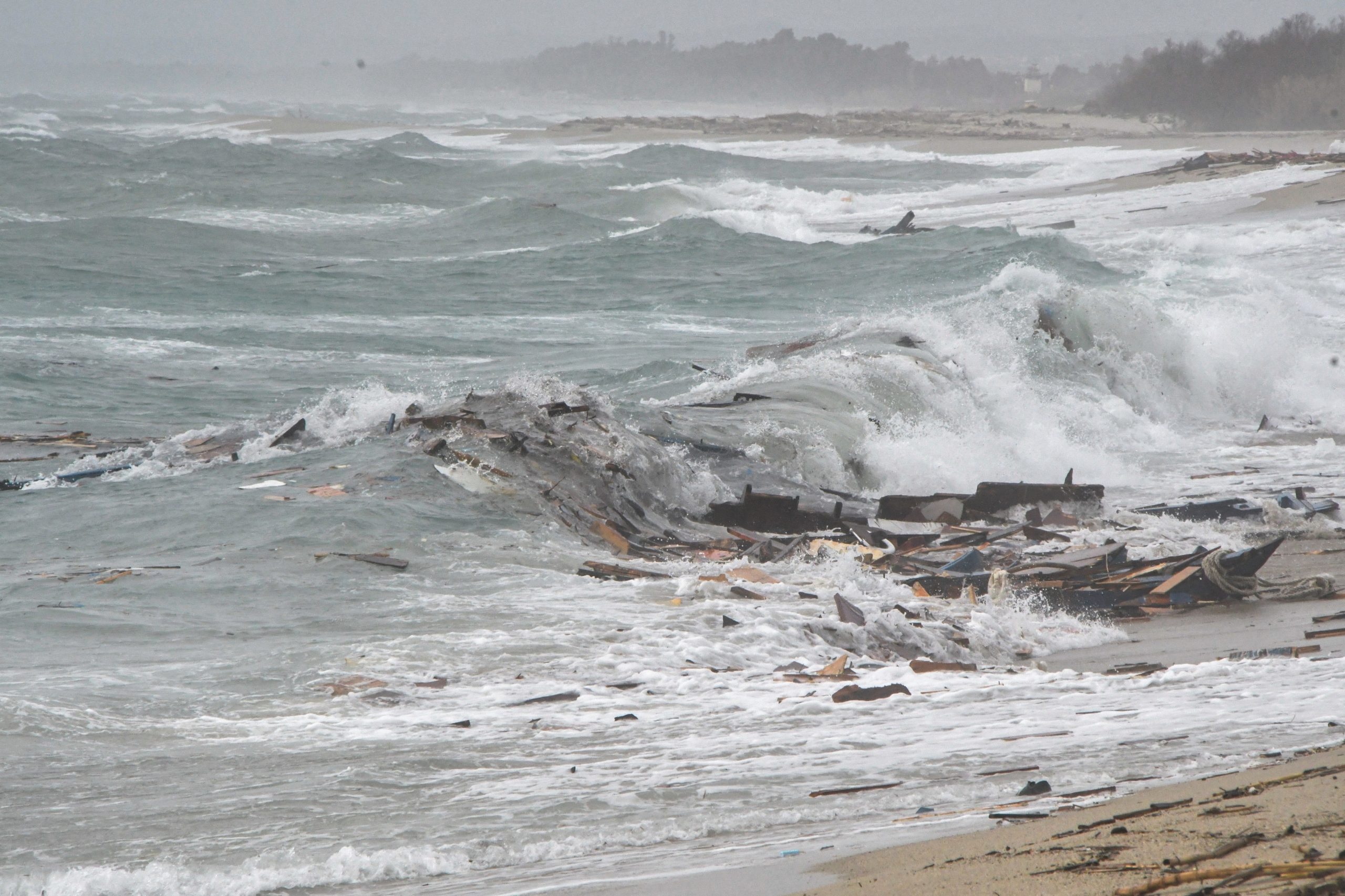 Migrant shipwreck in southern Italy kills at least 58, including children