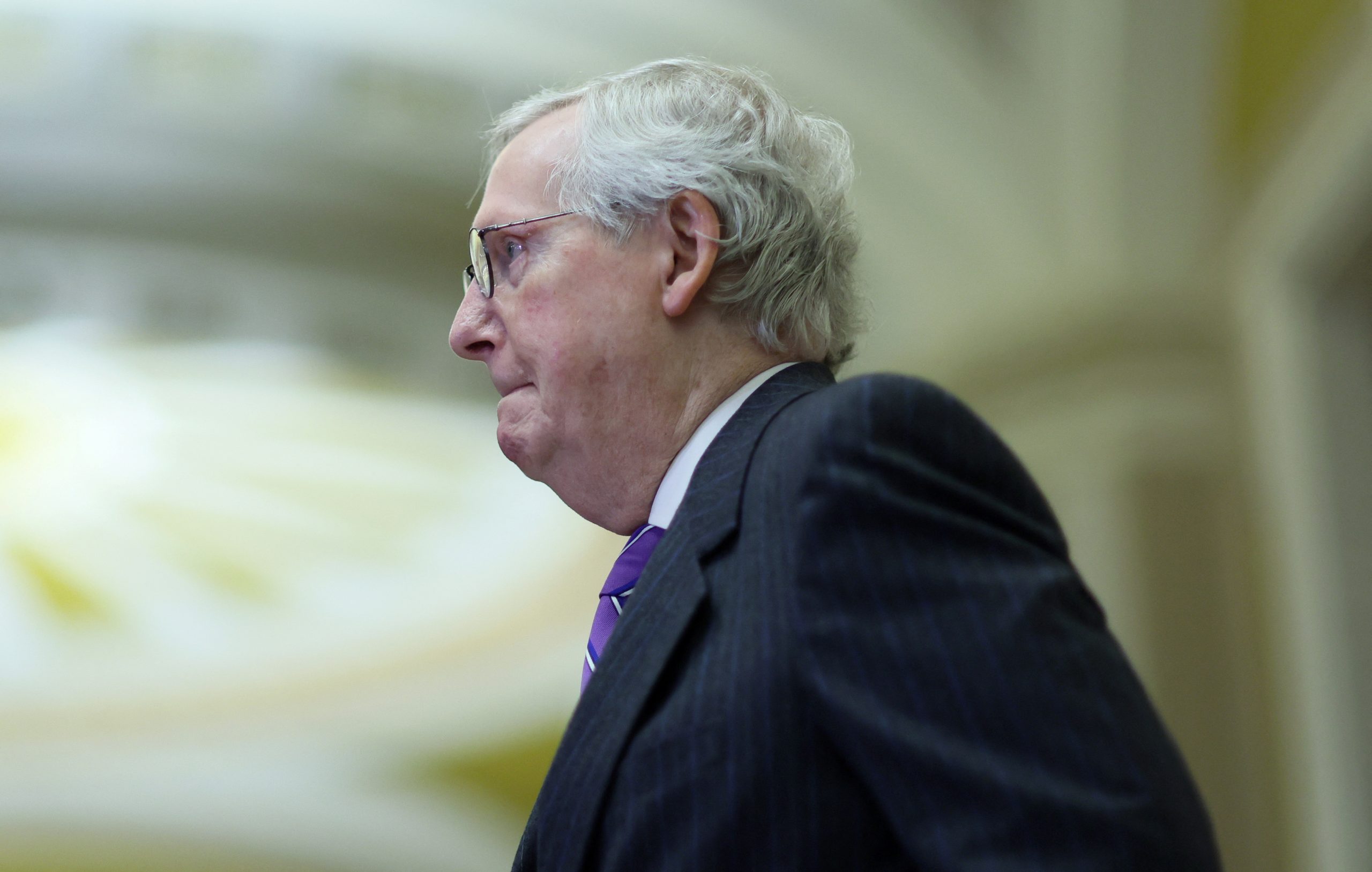 Top U.S. Senate Republican Mitch McConnell hospitalized after fall