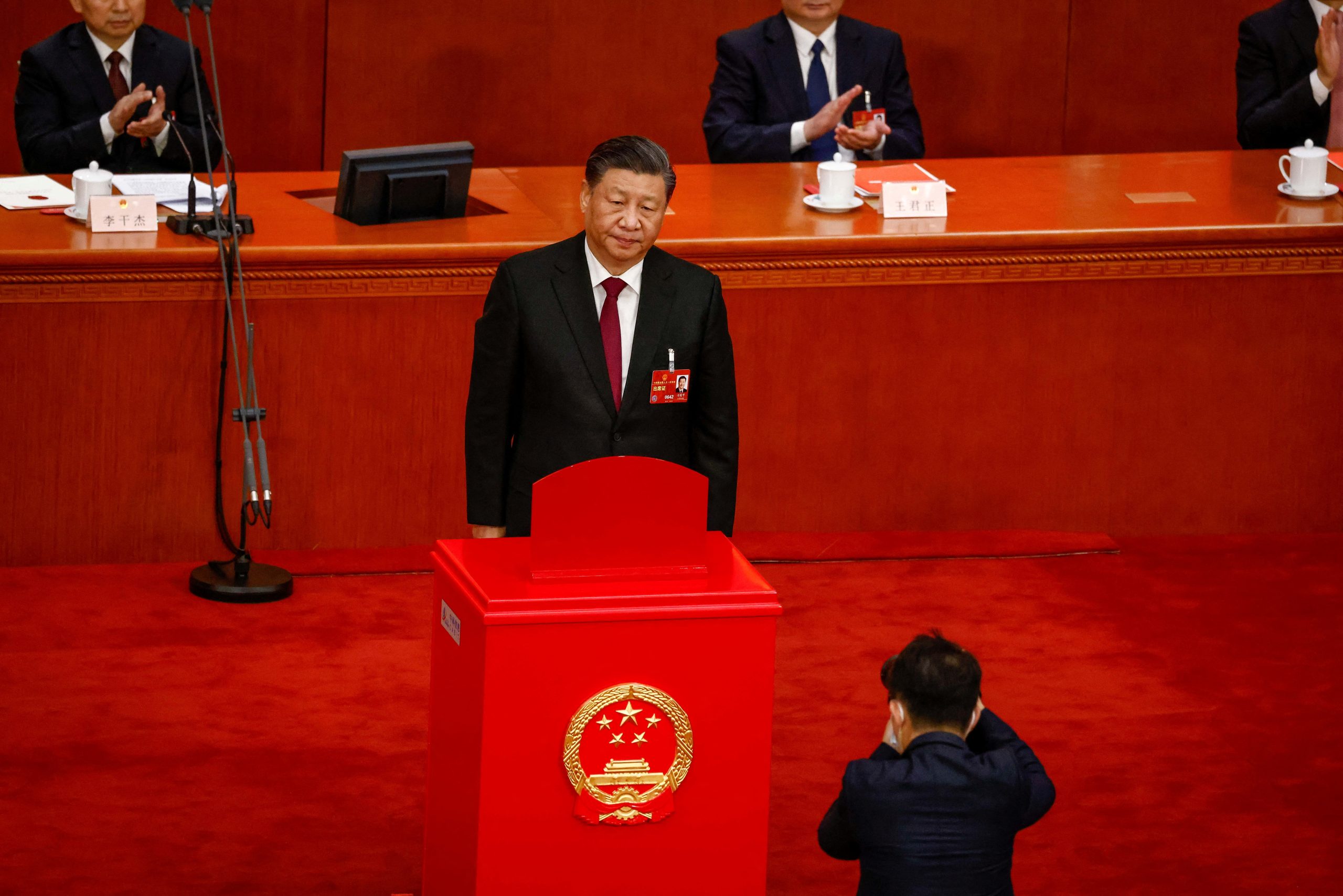 Historic third term underway for China’s Xi who was unanimously elected