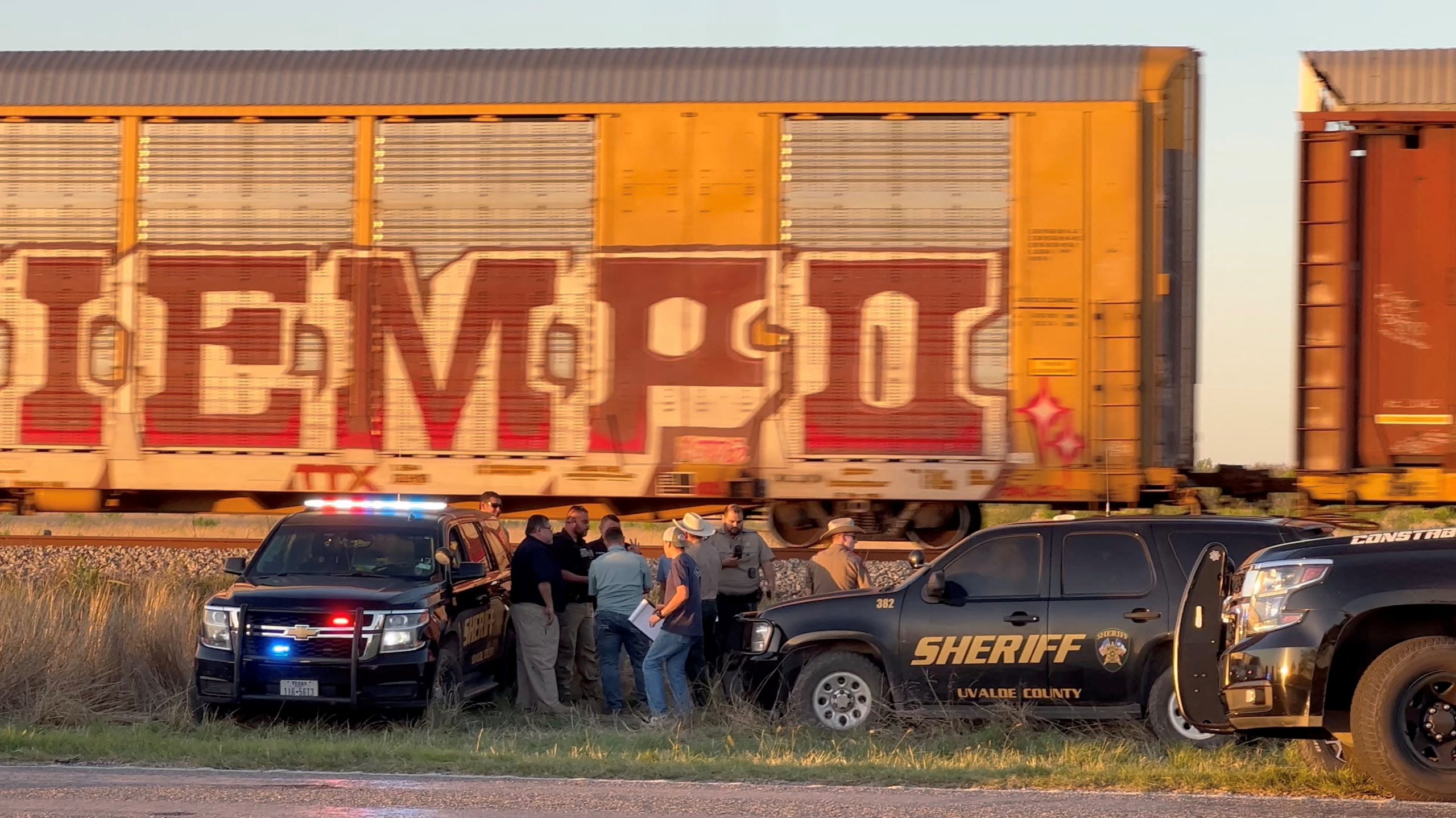 Two migrants suffocate to death aboard Texas train, 10 hospitalized