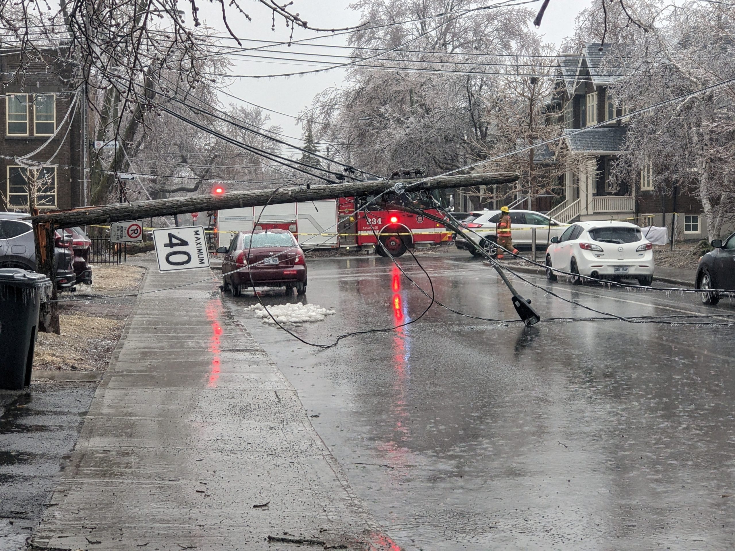 Ice storm knocks out power for more than a million people in Canada