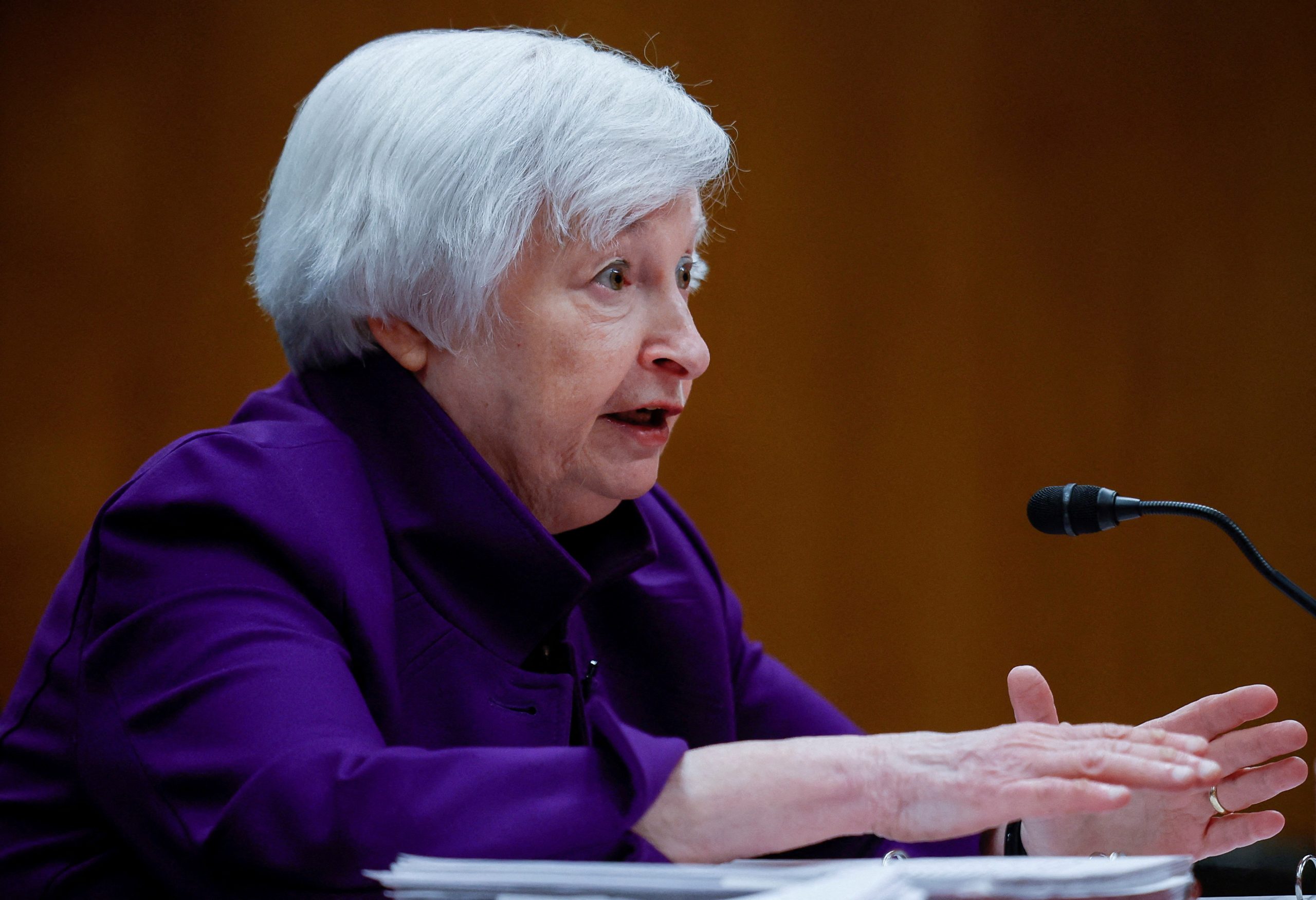 Yellen says US banks may tighten lending and negate need for more rate hikes