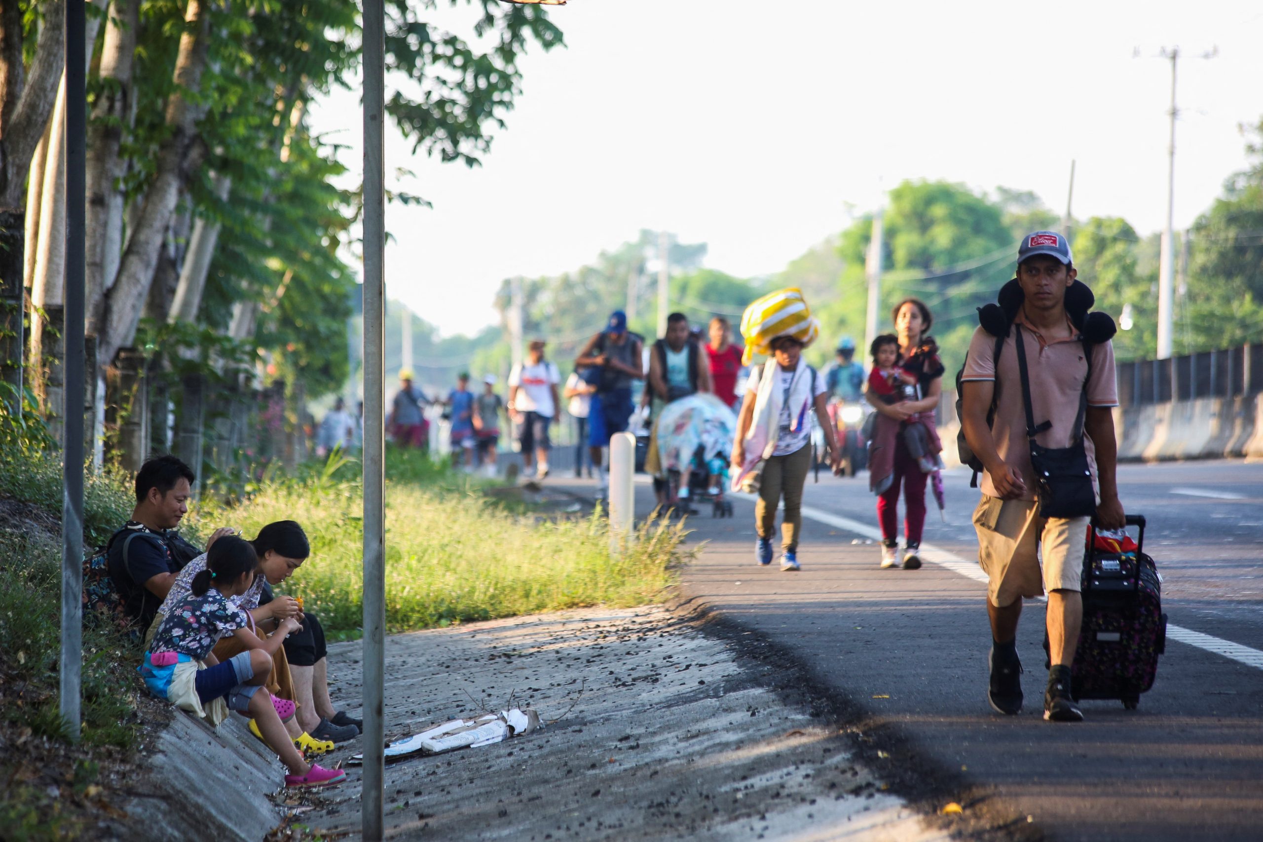 New migrant caravan heads for Mexico City to speed up legal route to US