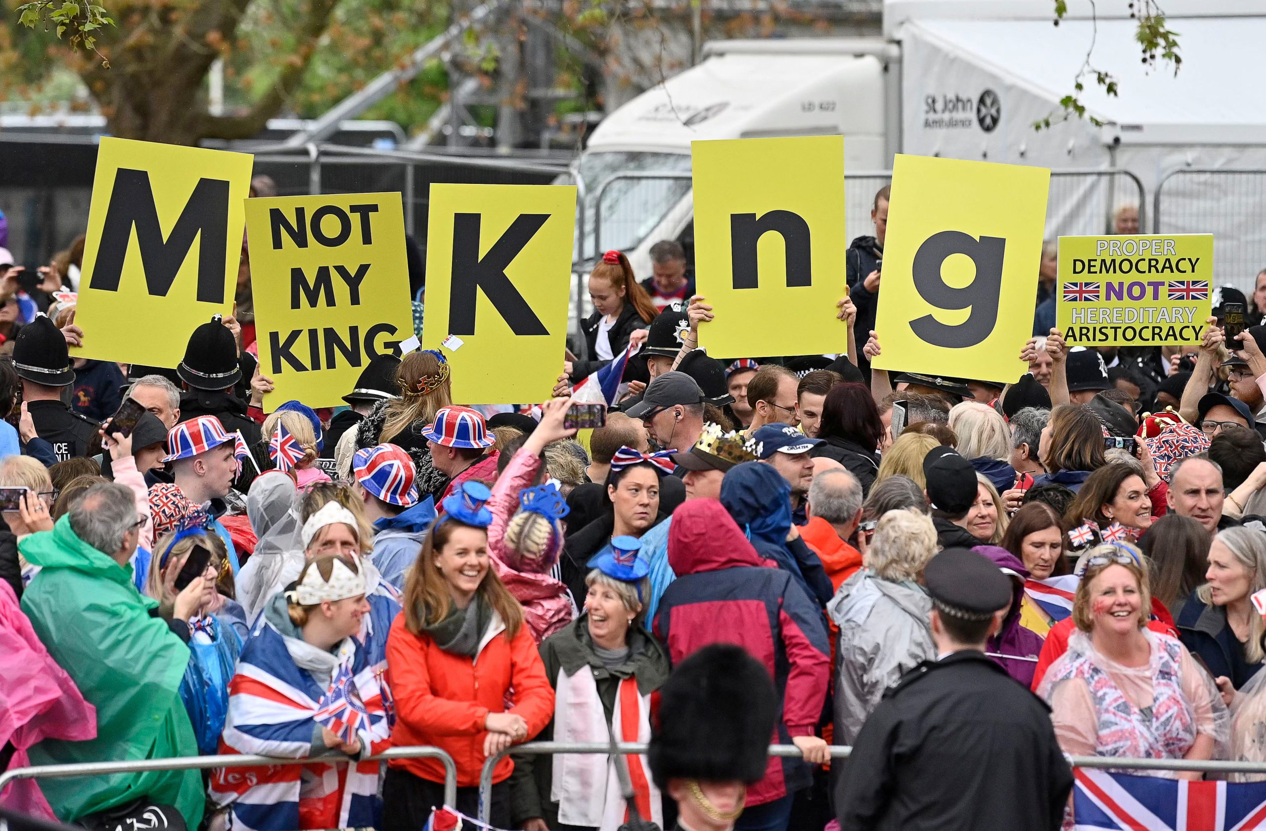 Police arrest 52 including anti-monarch protesters during King Charles’ coronation