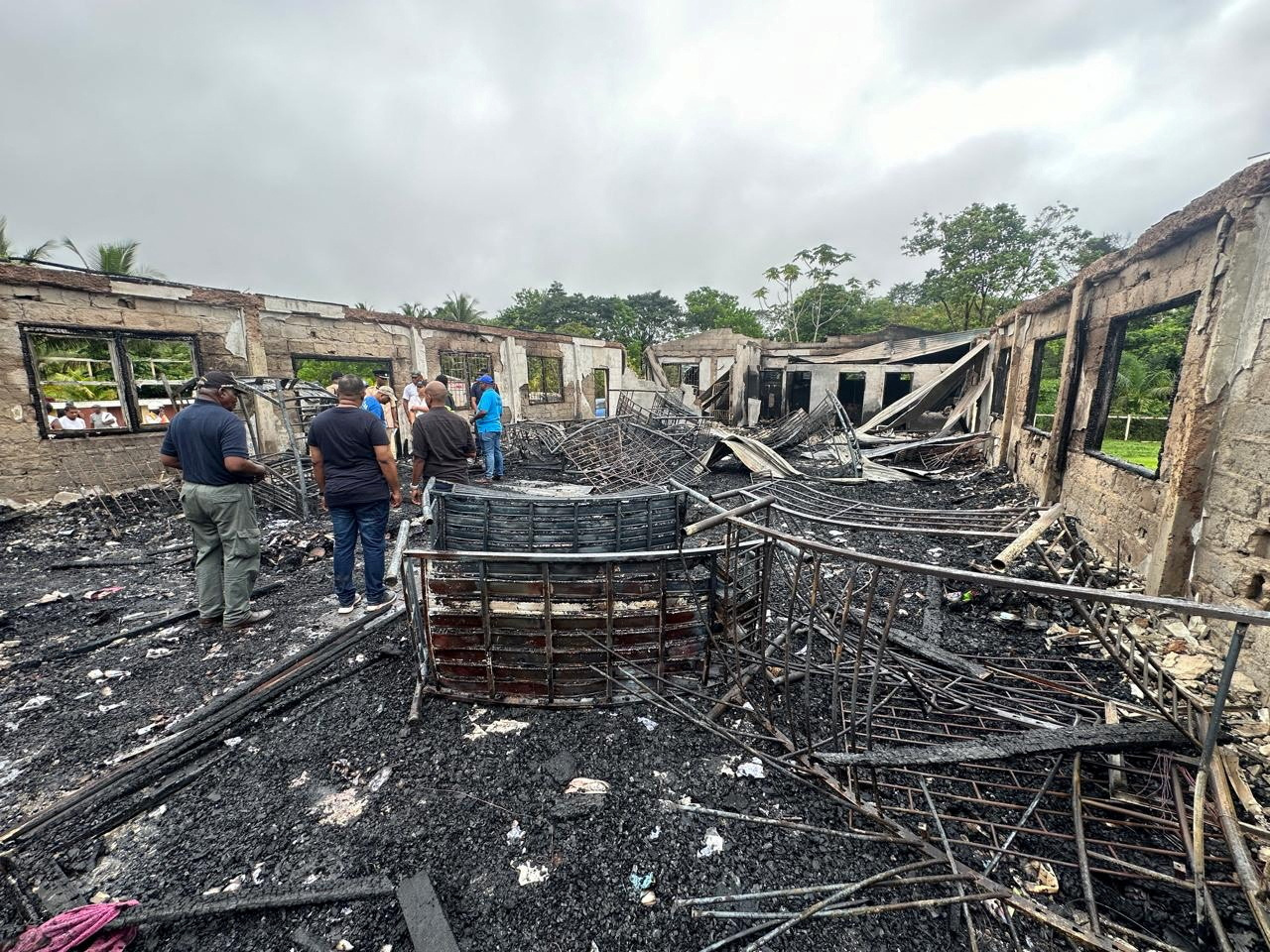 School dormitory fire in Guyana may have been arson, police say