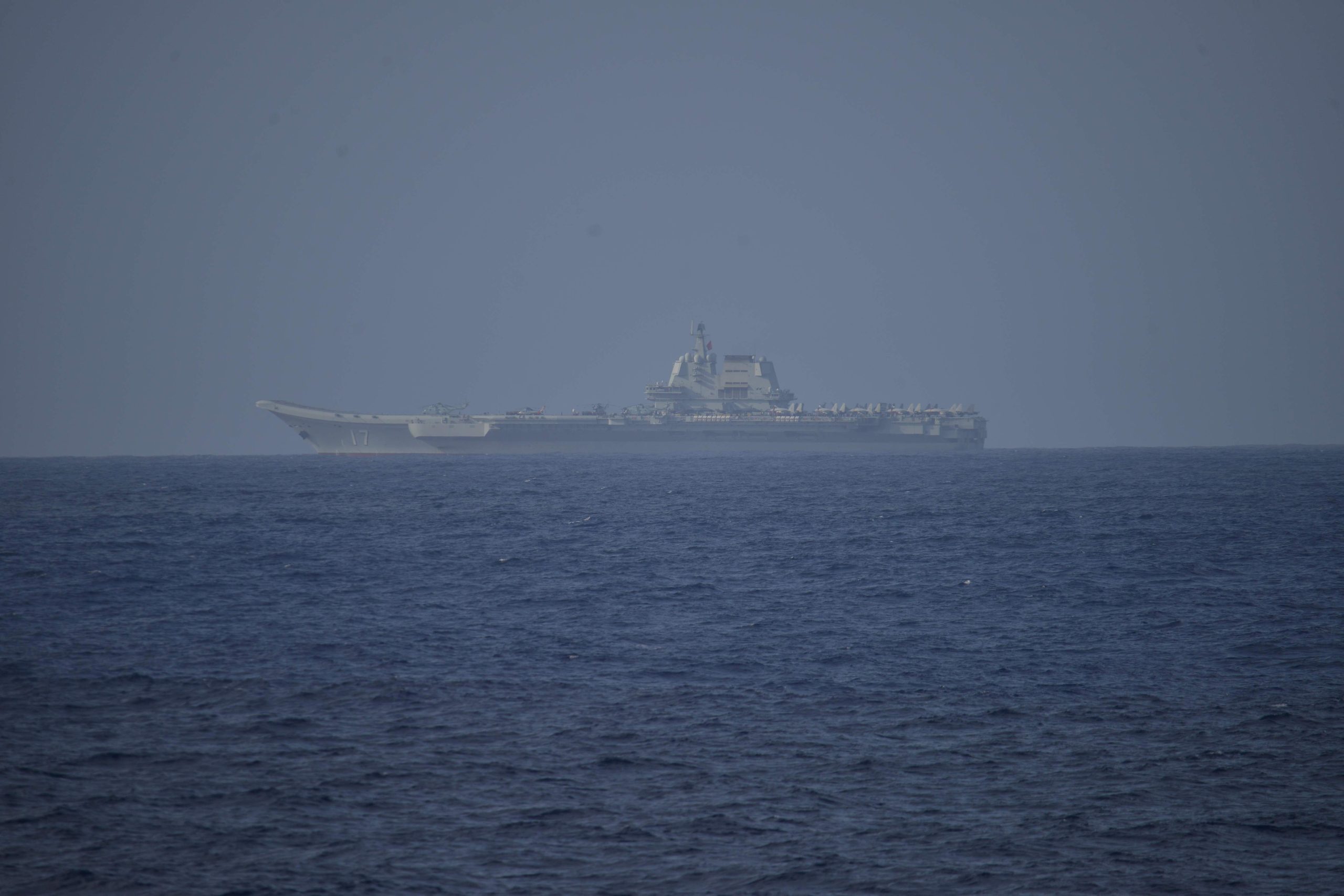 Taiwan reports Chinese aircraft carrier sailed through strait