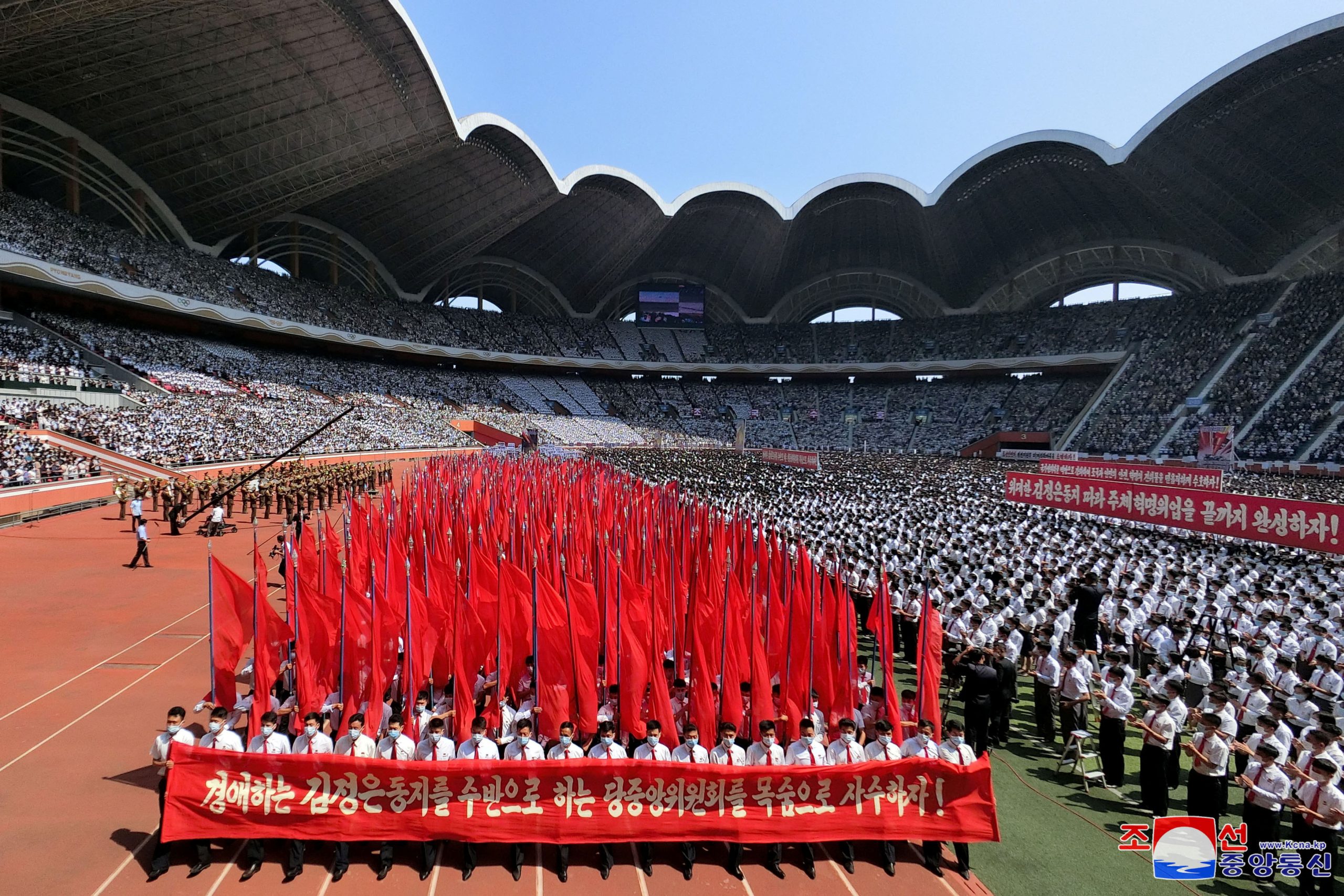 North Korea vows to ‘annihilate the enemy’ at weekend rally