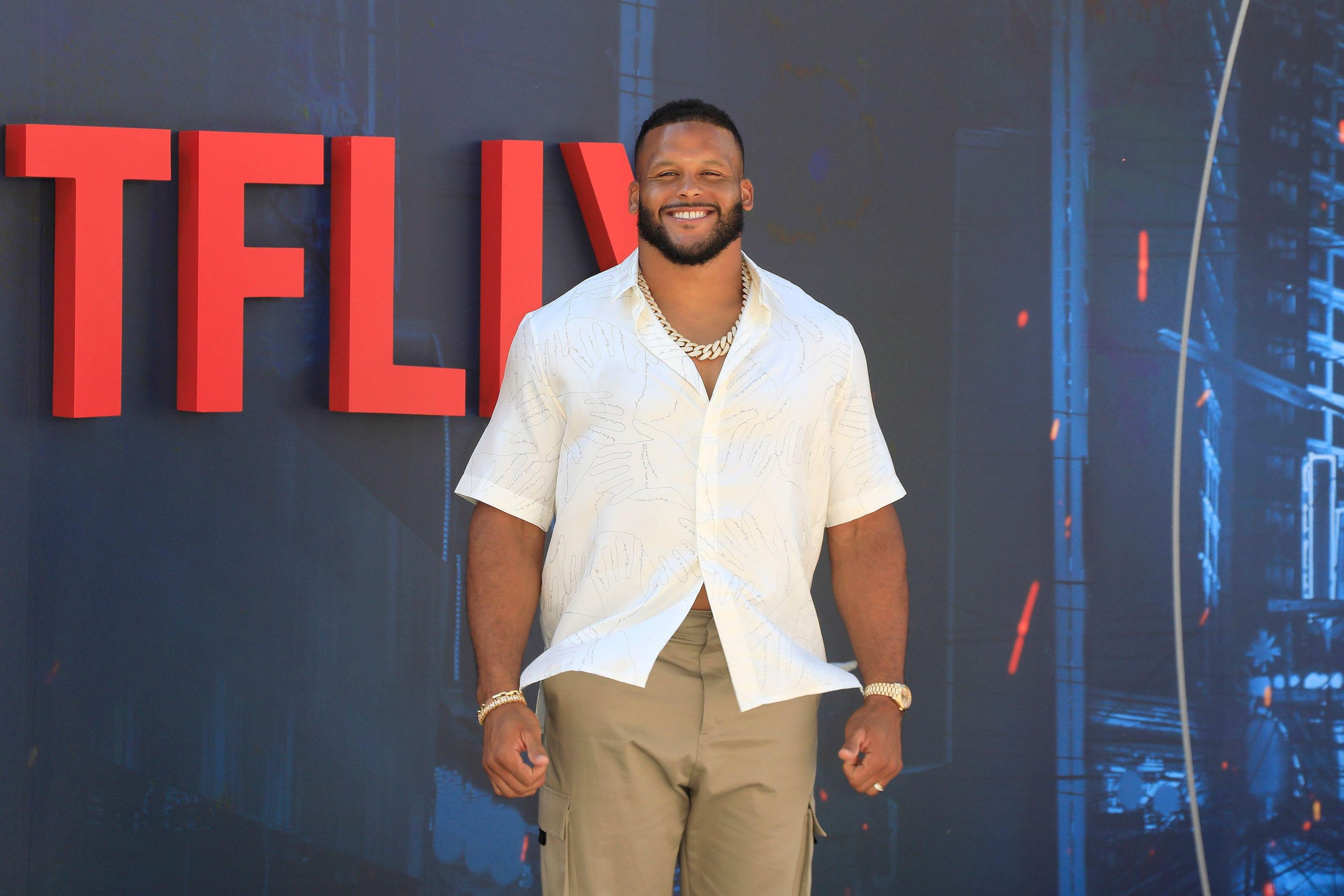 Rams’ All-Pro defender Aaron Donald praises God for his blessings