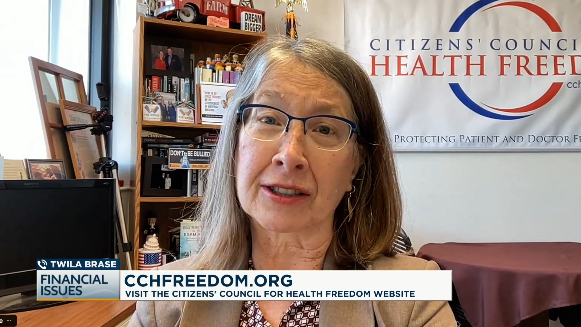 Interview With Citizens’ Council For Health Freedom Twila Brase