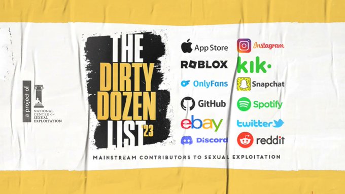 Watchdog releases ‘Dirty Dozen’ list of companies that fail to protect children from online grooming