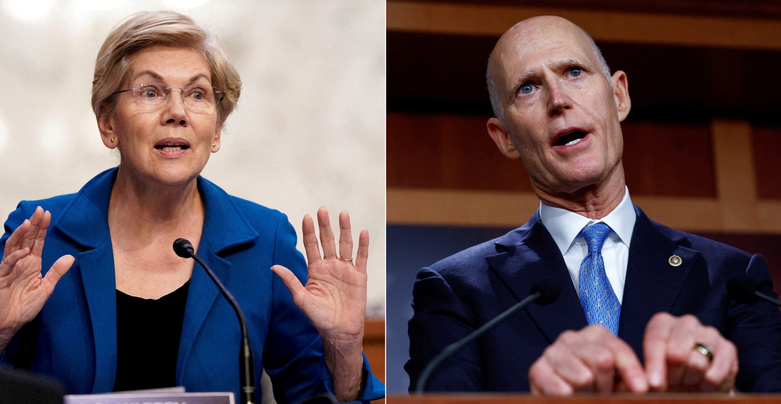 Republican Senator Rick Scott, Democrat Warren unveil Fed oversight bill