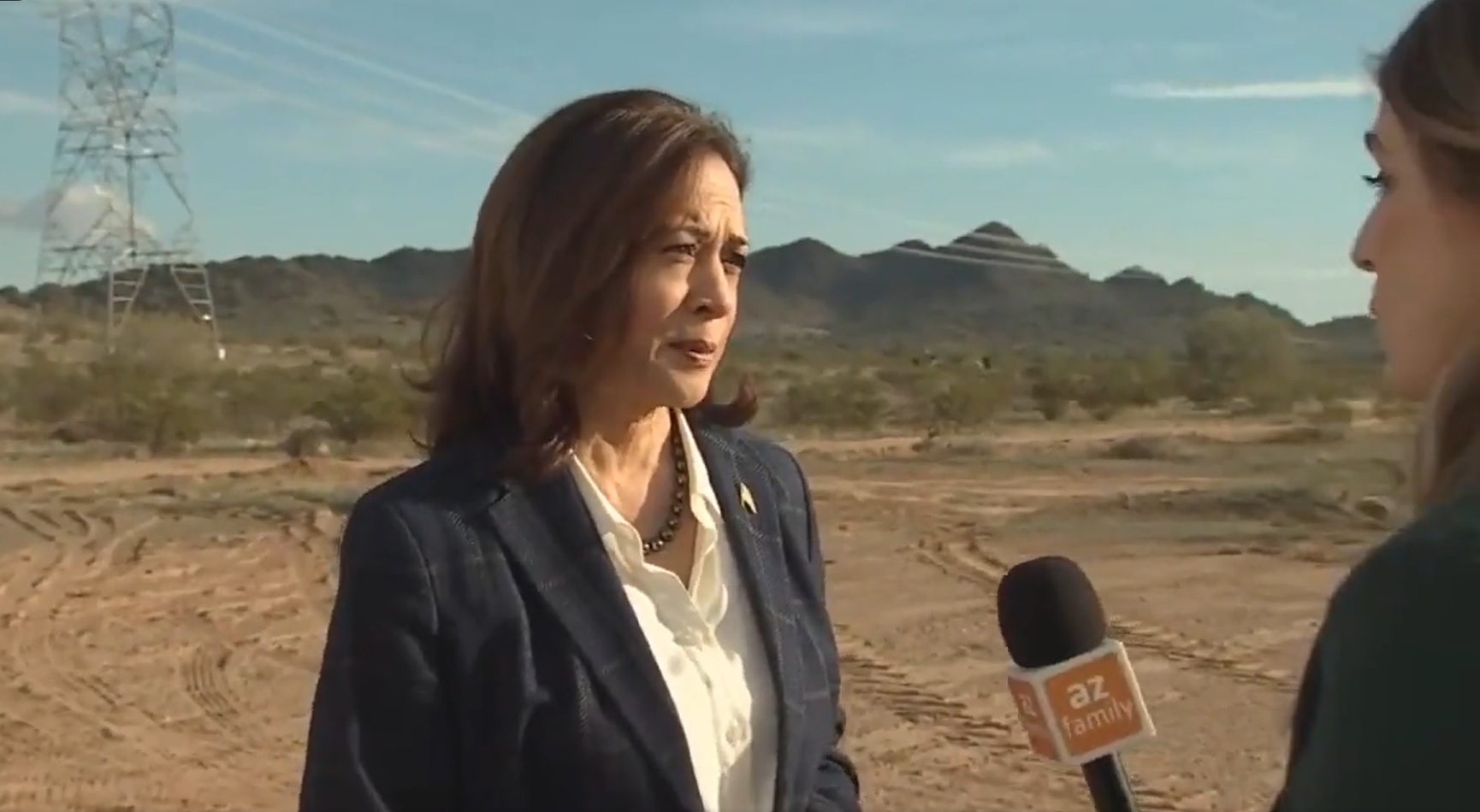 Harris highlights clean energy in Arizona but refuses border visit