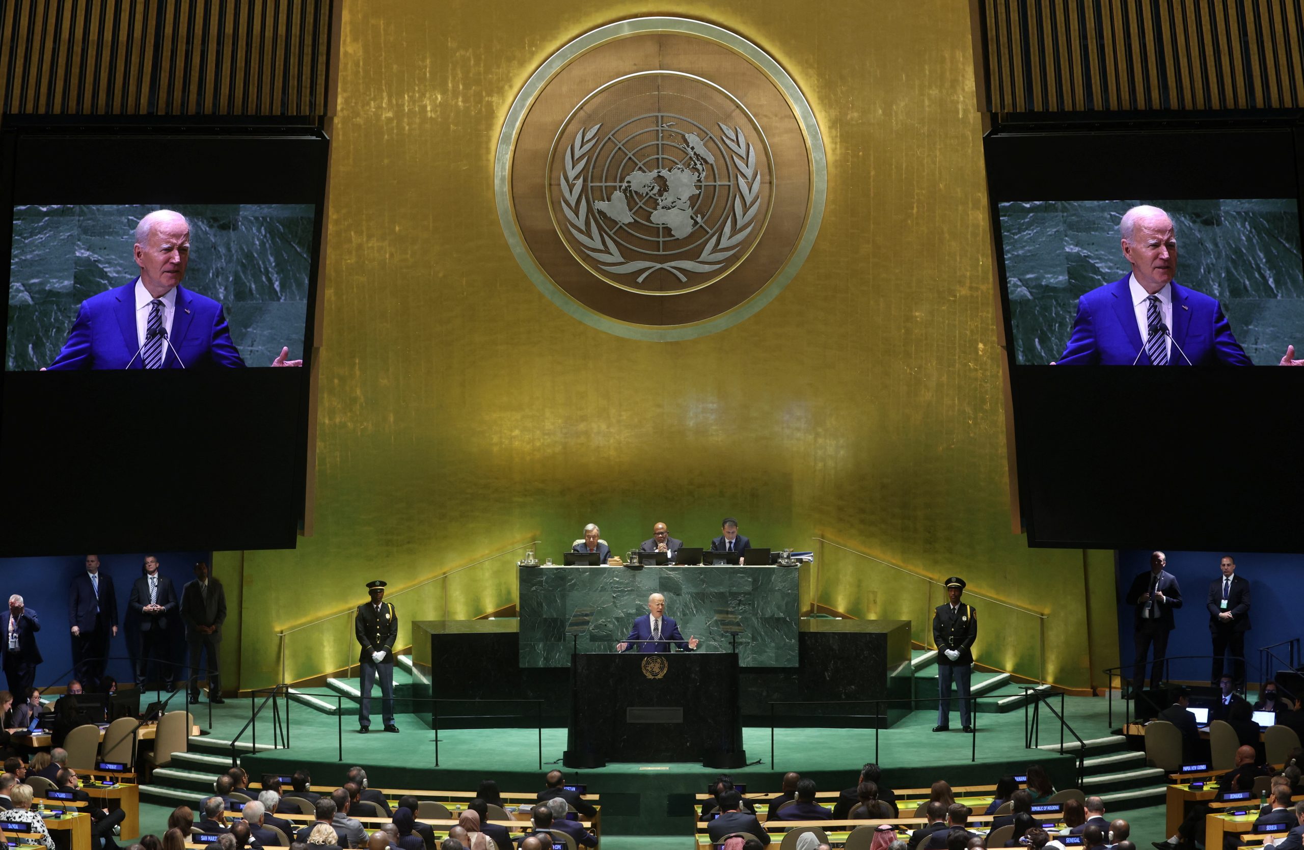 Ukraine support pushed in UN speeches by Biden, Zelenskyy