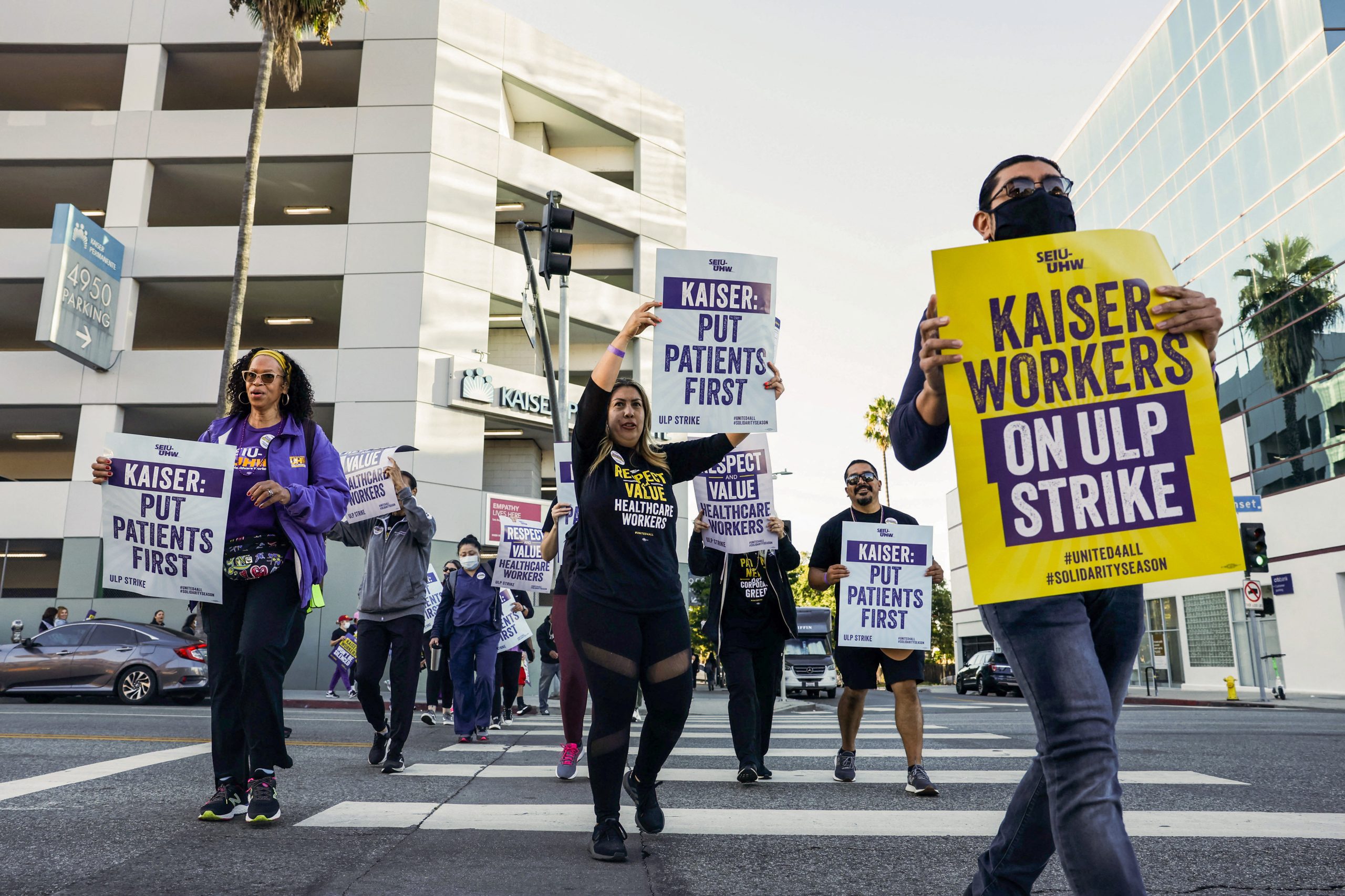 Kaiser Permanente healthcare workers strike