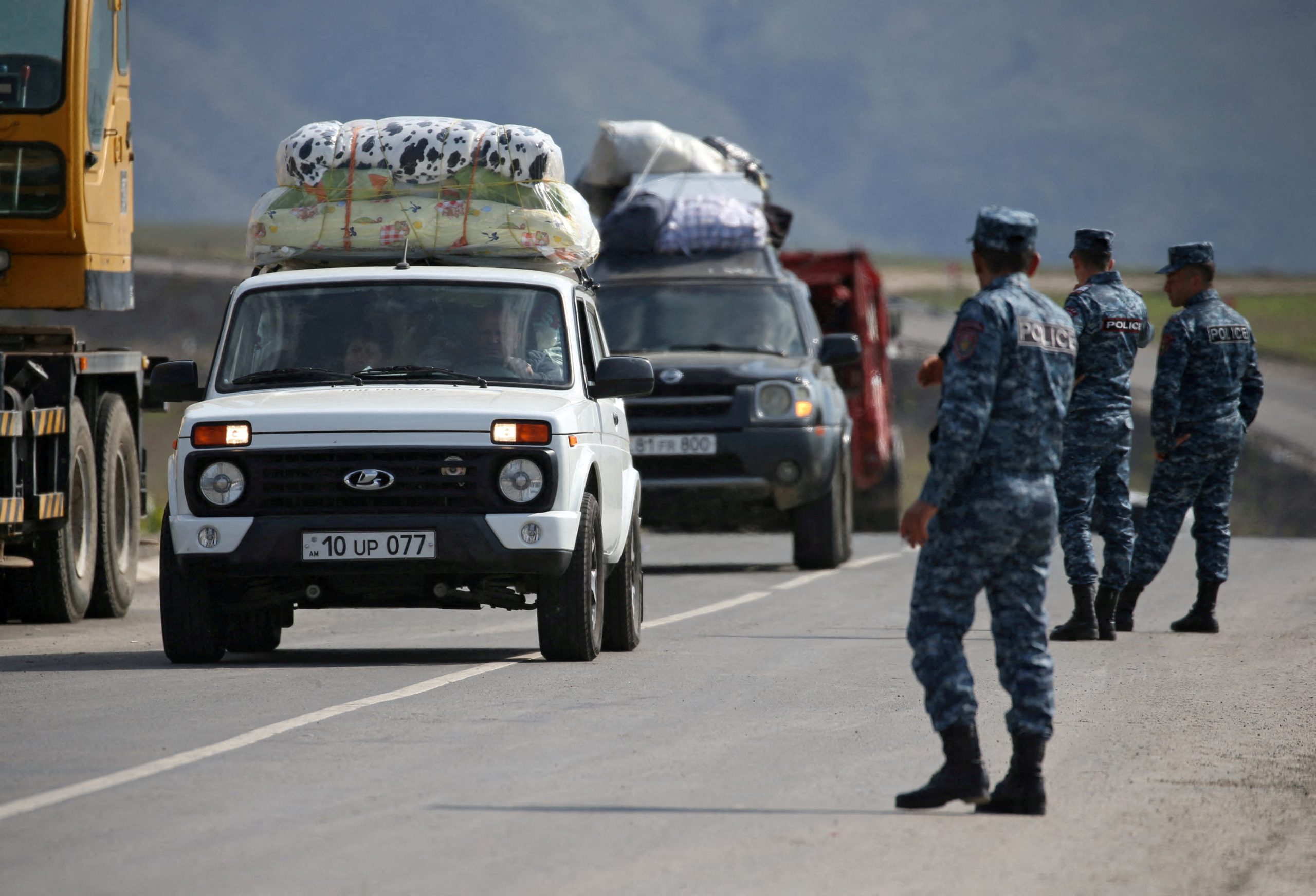 Armenians forced out of Nagorno-Karabakh face ‘ethnic cleansing’