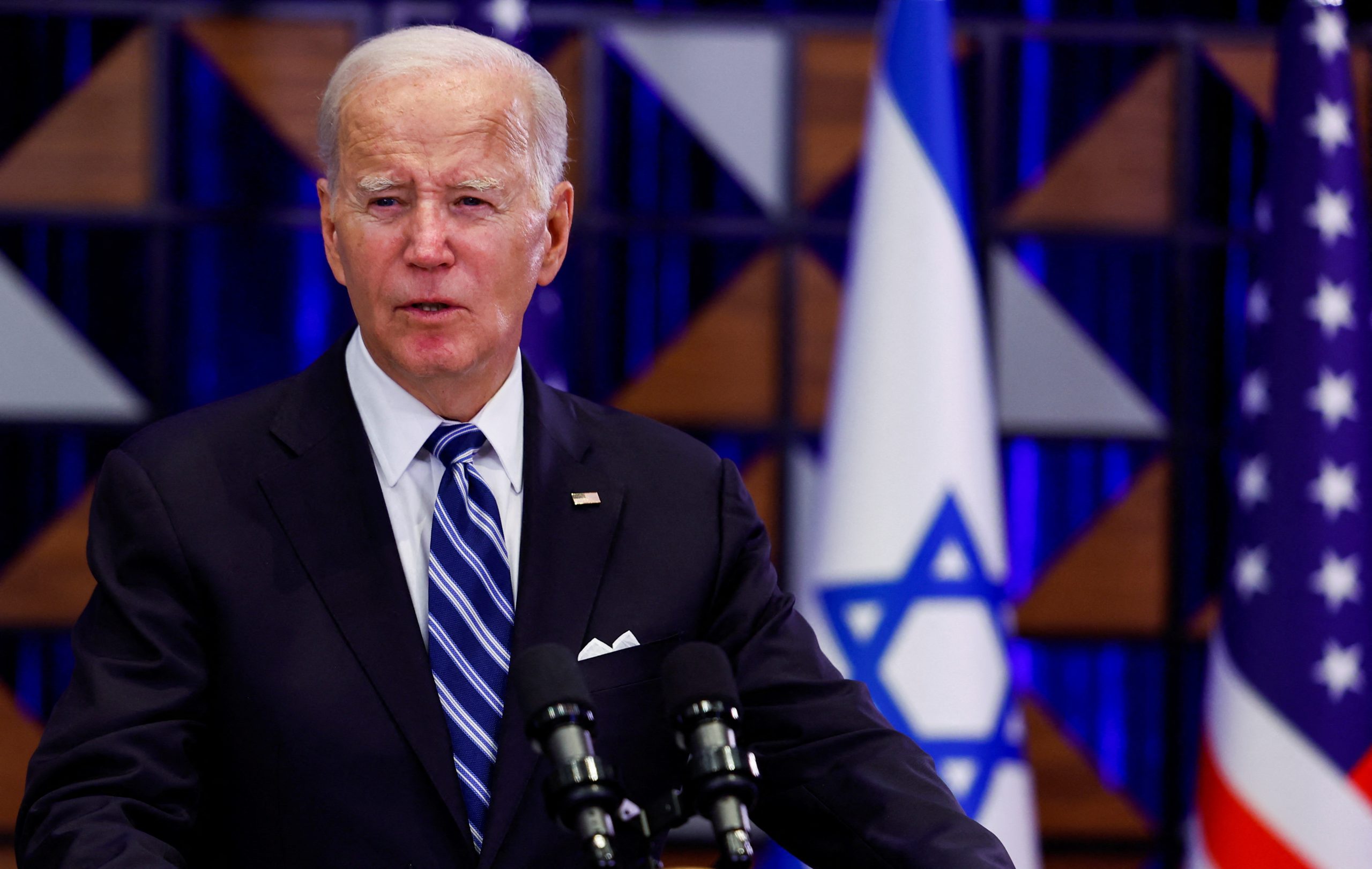 Biden arrives in Tel Aviv to aid humanitarian needs