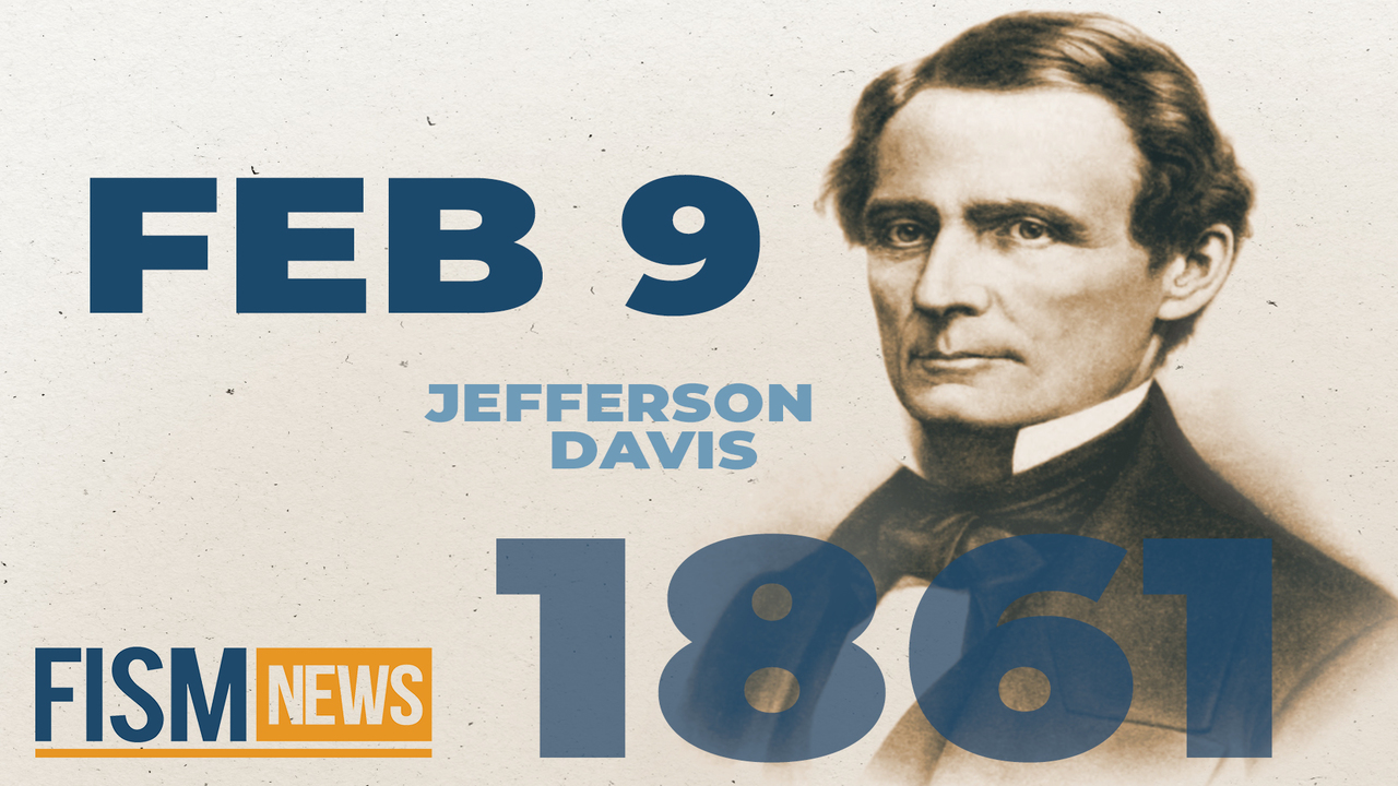 Jefferson Davis Elected President of the Confederacy