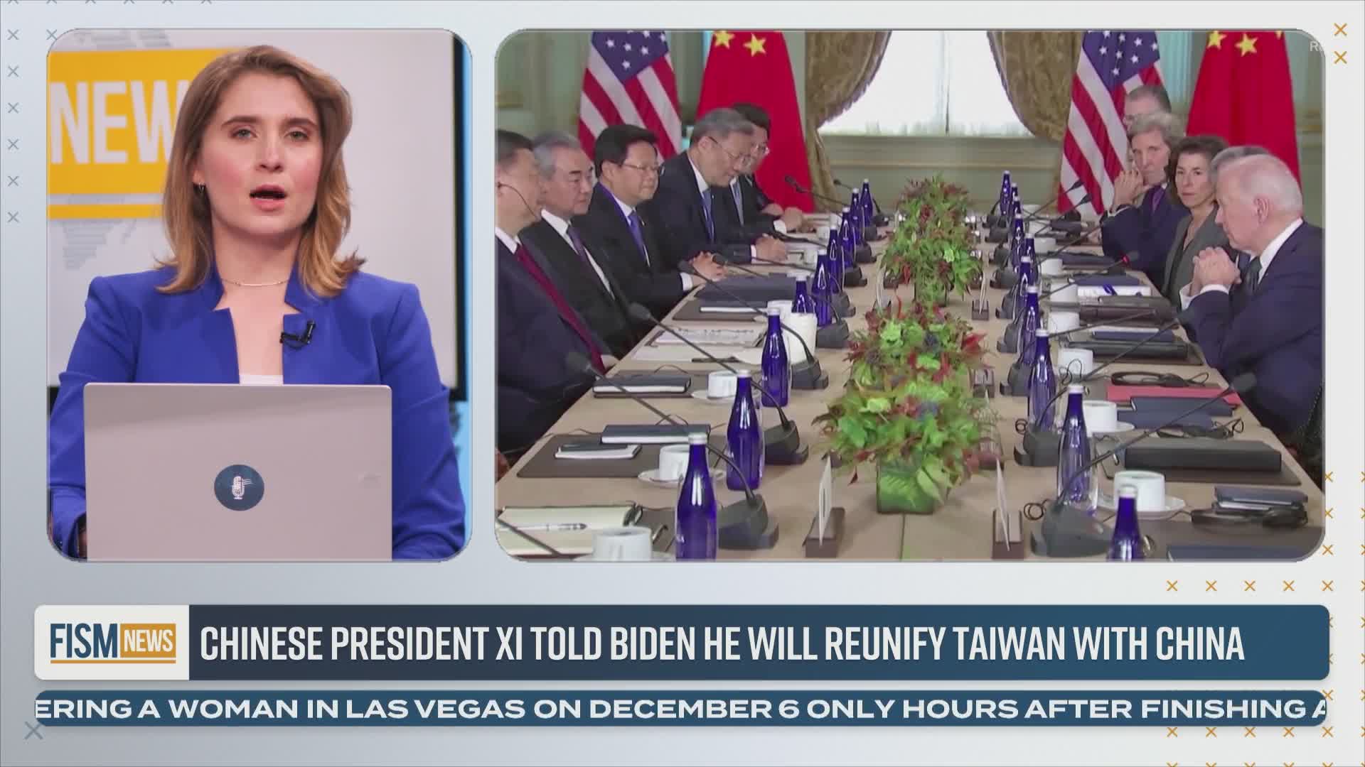 Chinese President Xi told Biden he will reunify Taiwan with China