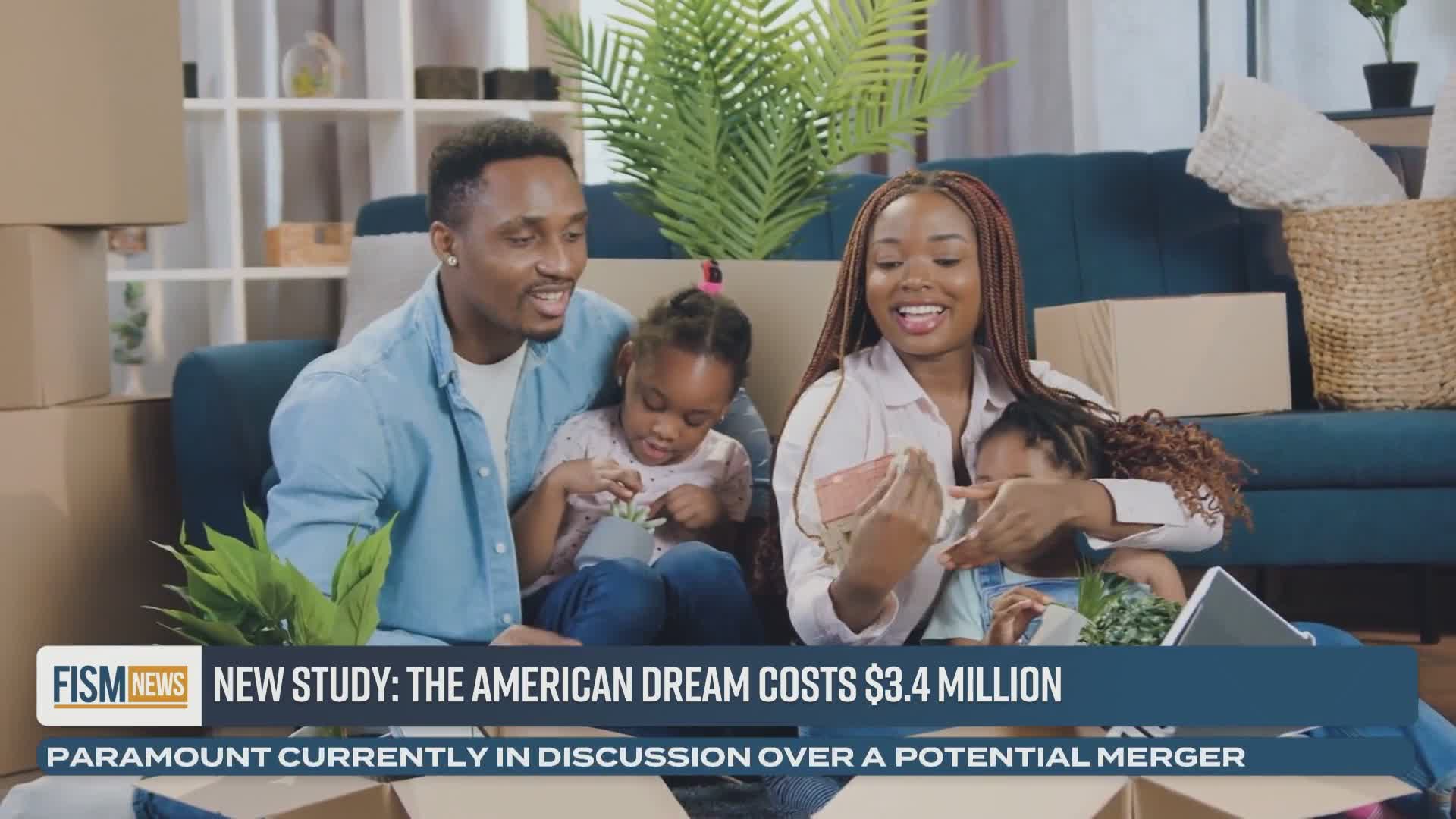 New Study: The American Dream costs $3.4 million